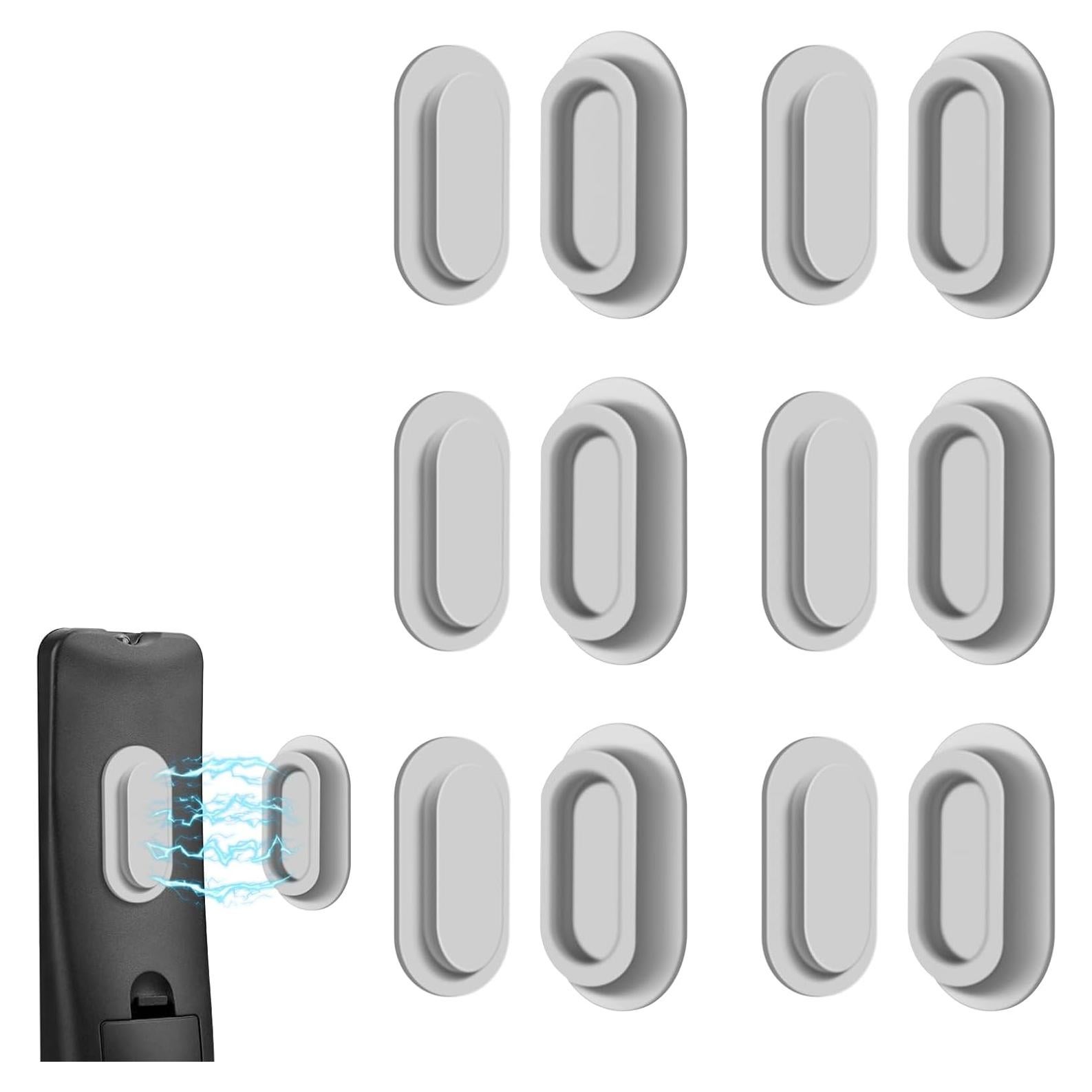 Soporte Magnético para Control Remoto 6 Paquetes - Silicona Gris