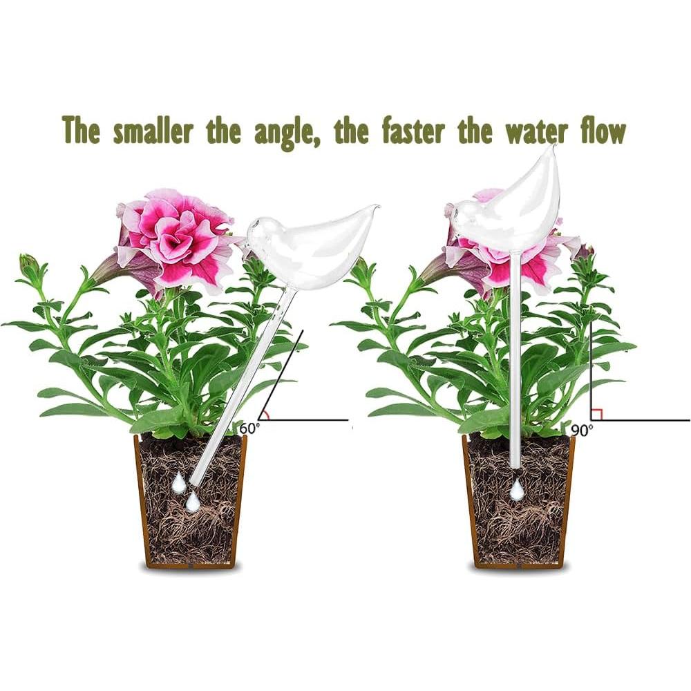 Esferas de Riego Automático de Vidrio Ahhute - Paquete de 2