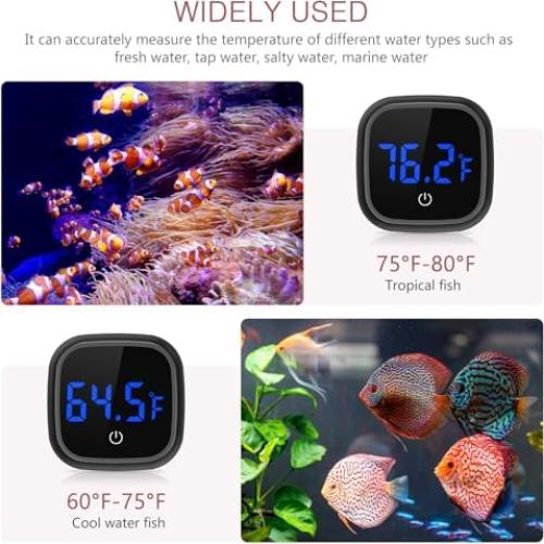 Termómetro Digital LED para Acuario LOFICOPER - Precisión 0.1°C