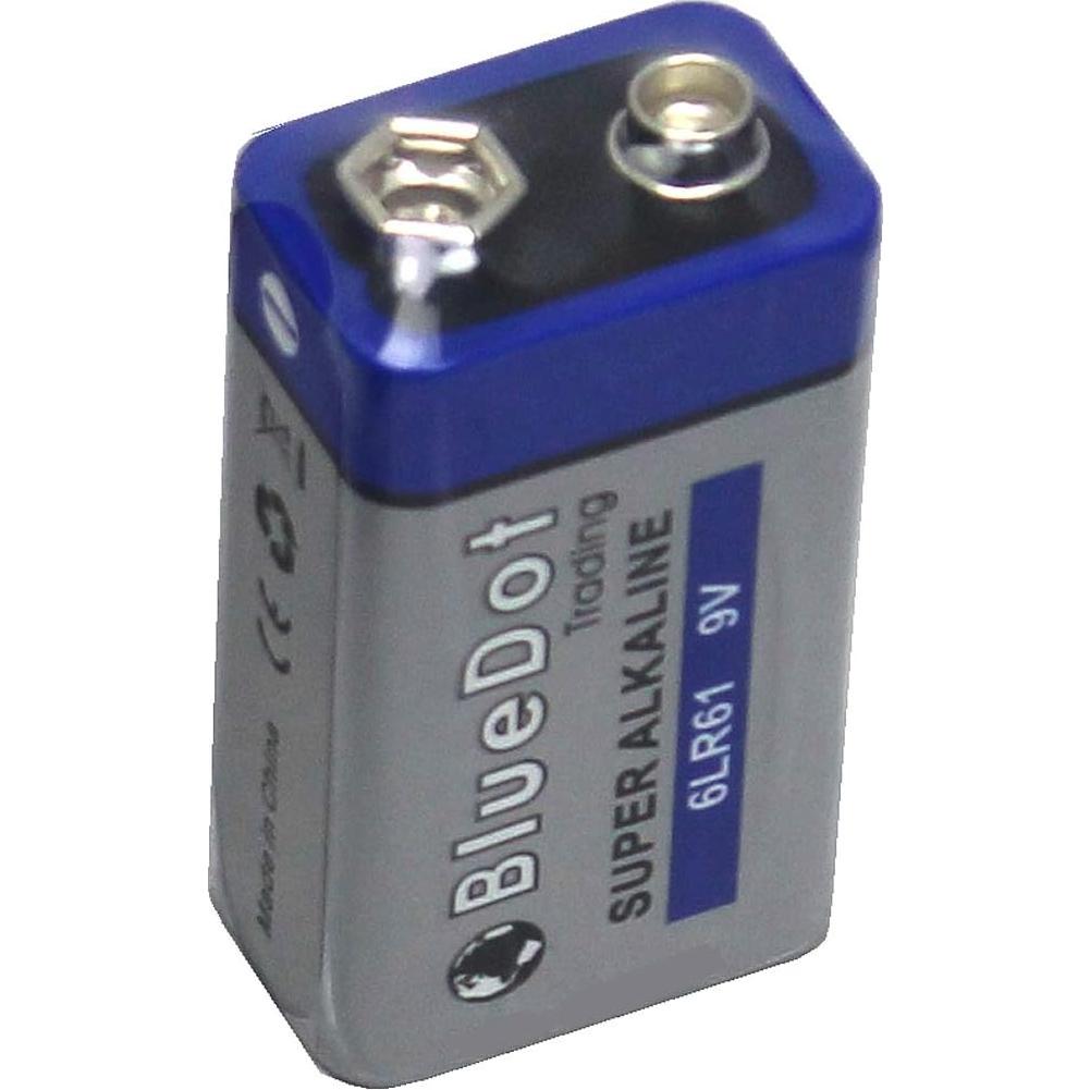 Batería Alcalina 9V BlueDot Trading - Energía Duradera 1 Unidad