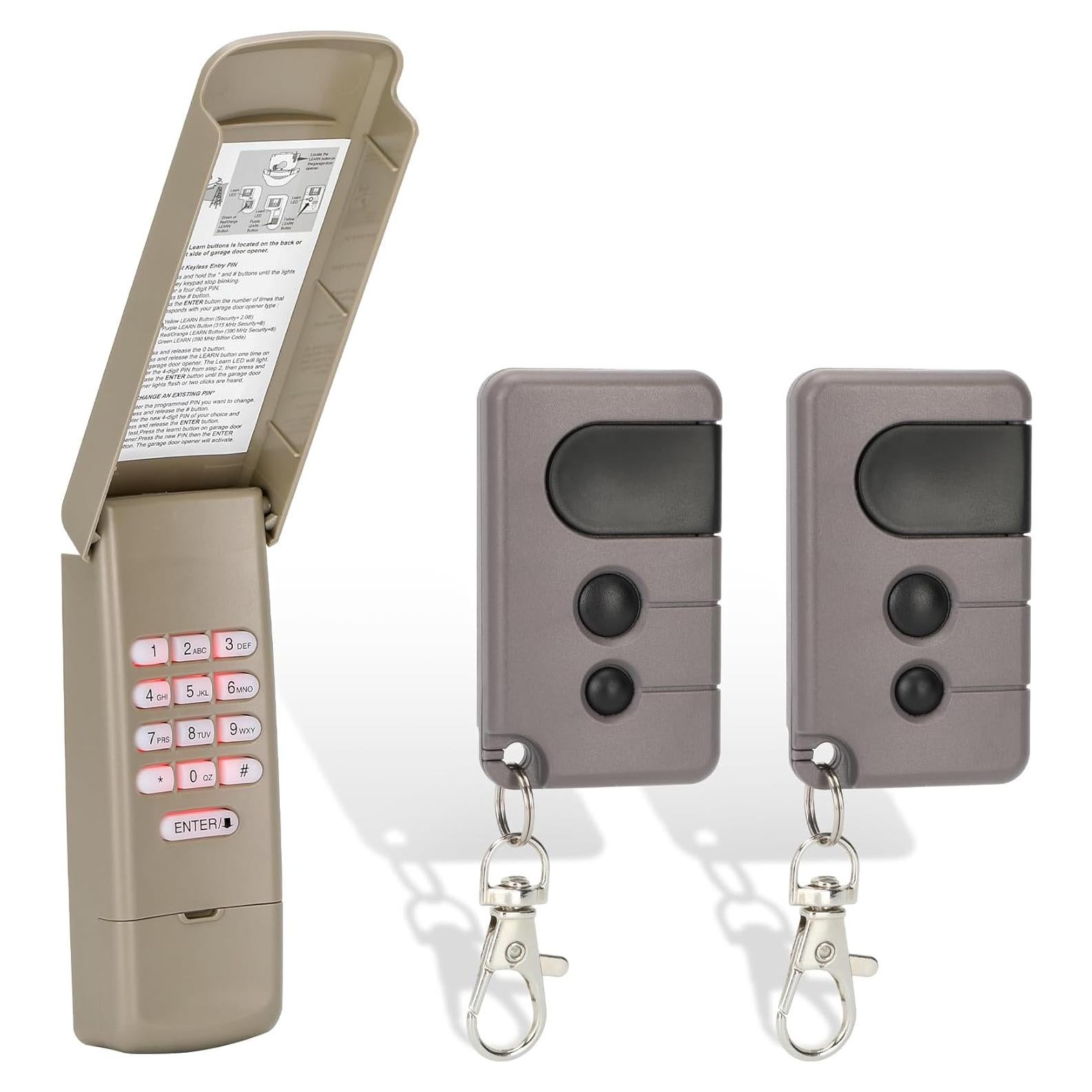 Control Remoto de Puerta de Garaje Cooouds 2x139.53753 + Teclado