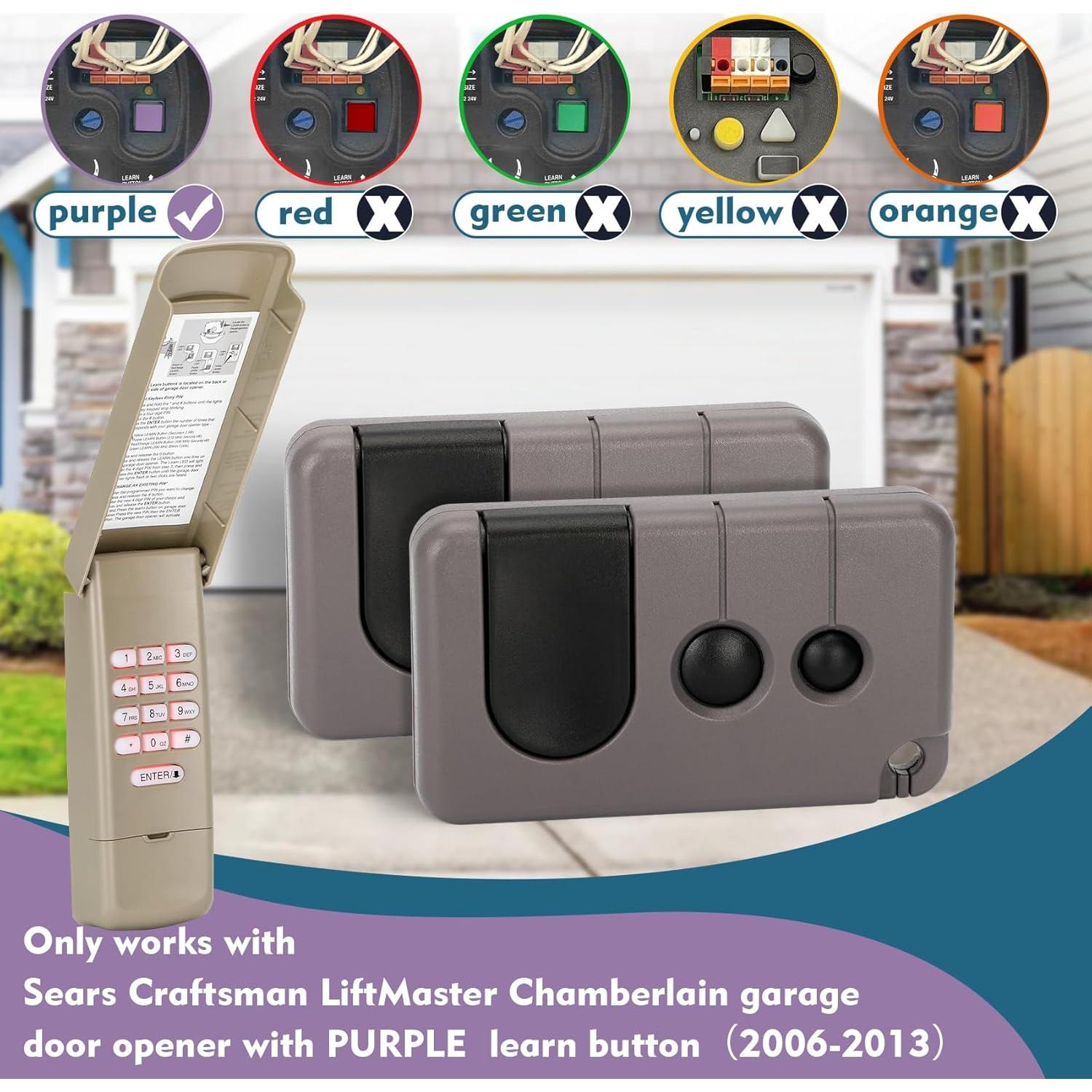 Control Remoto de Puerta de Garaje Cooouds 2x139.53753 + Teclado