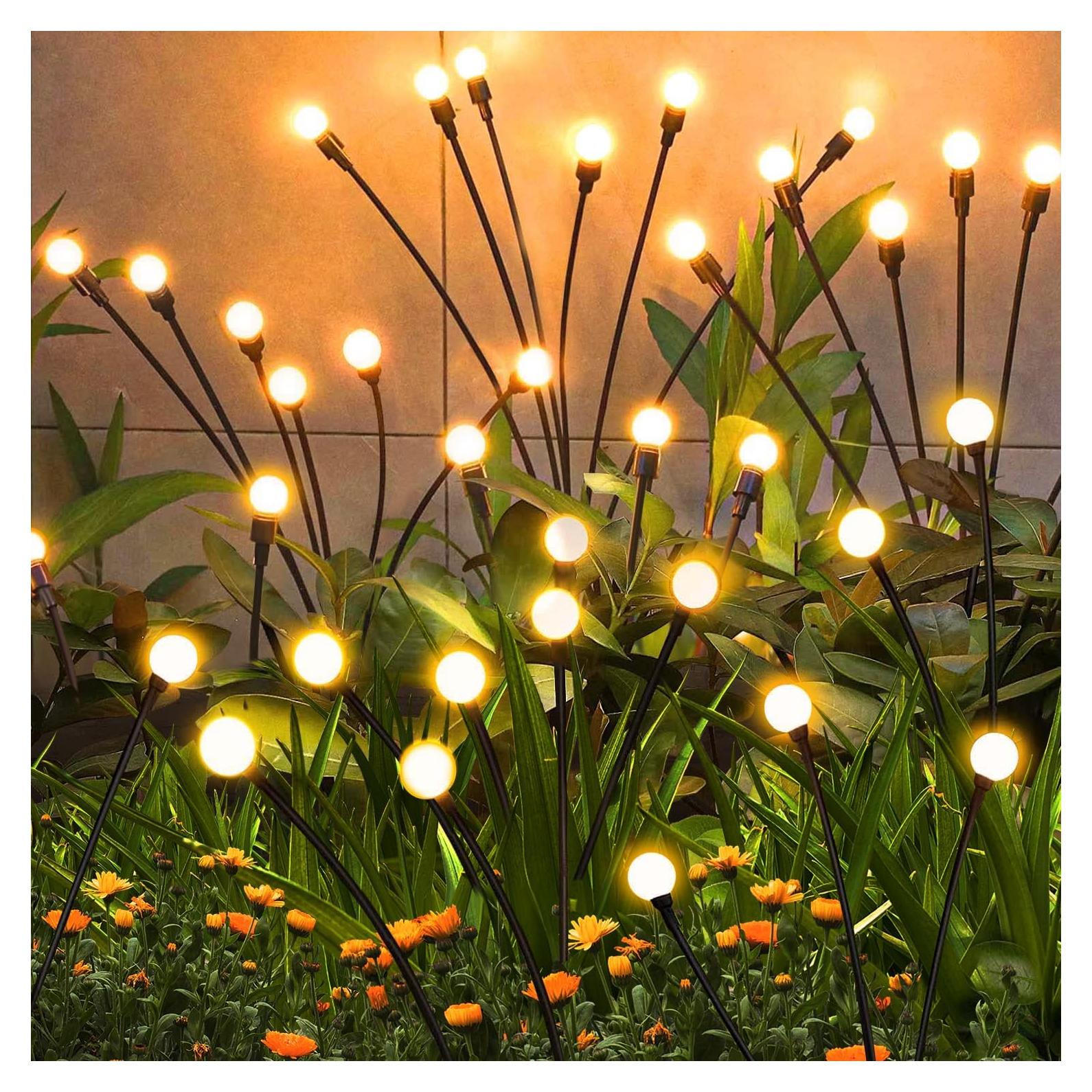 Luces de Jardín Solar ZFNN 16 LED que se Mueven - 2 Paquete