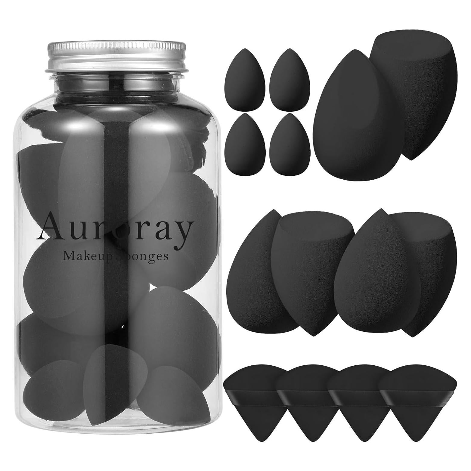 Juego de 14 Esponjas de Maquillaje Auroray - Polvo y Líquido
