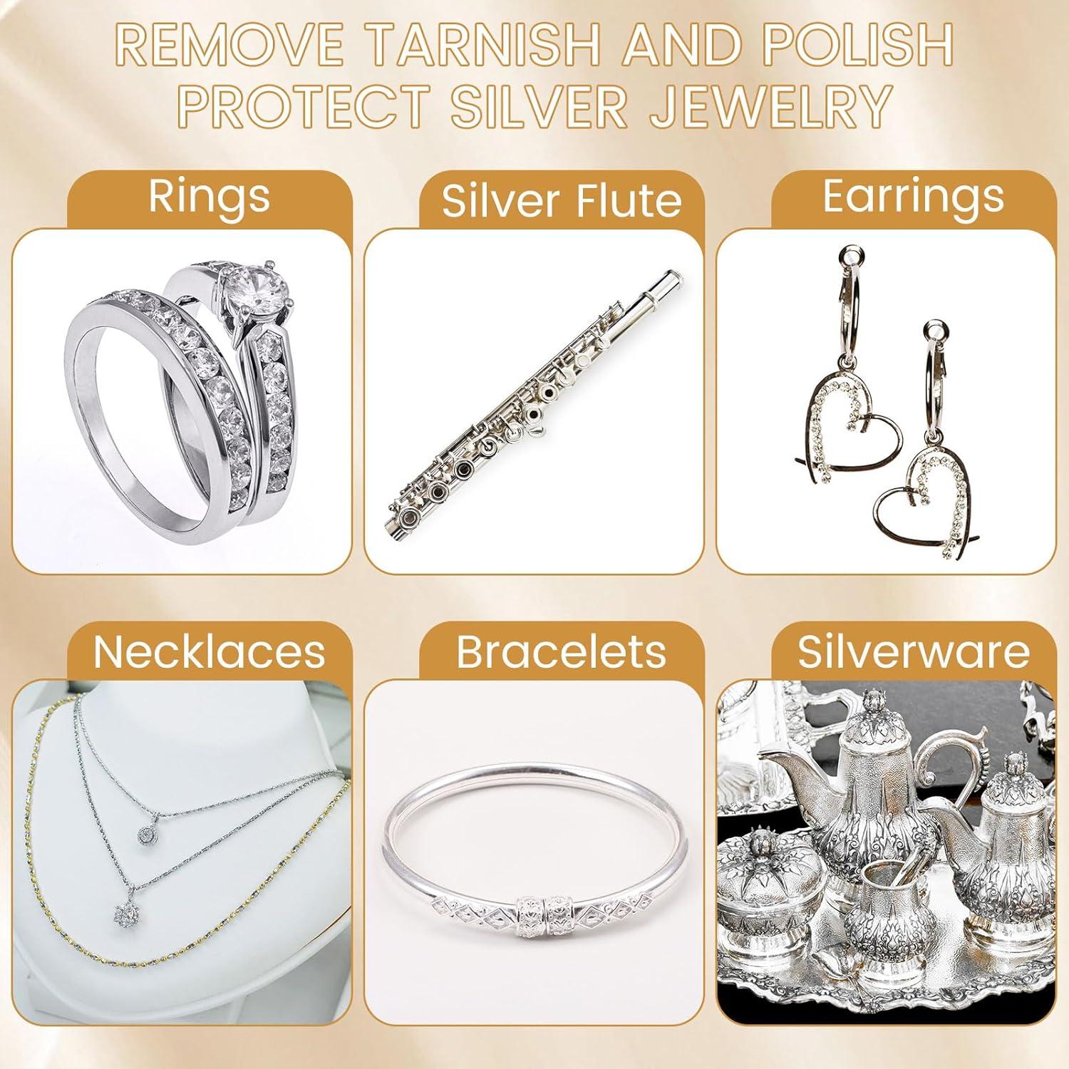 200 Paños de Limpieza de Joyería Tatuo Microfibra 6x8 cm Negro