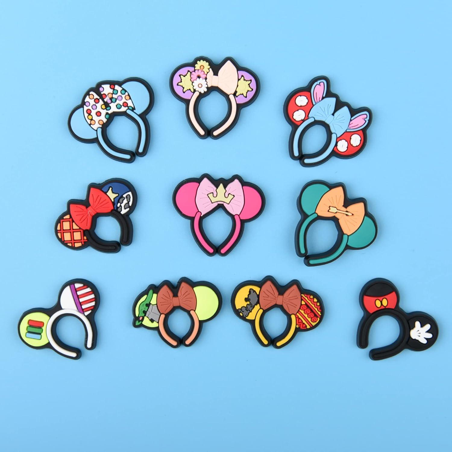 Encantos para Zapatos de Niña 10 Piezas PVC Decorativos