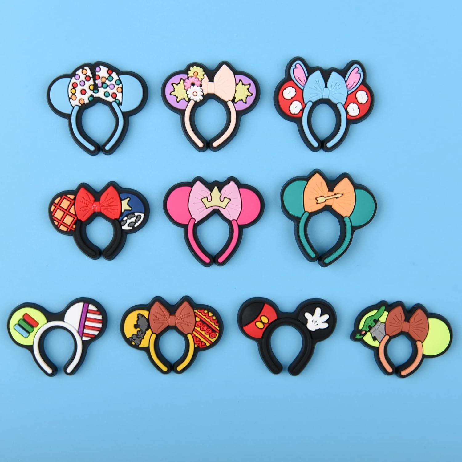 Encantos para Zapatos de Niña 10 Piezas PVC Decorativos