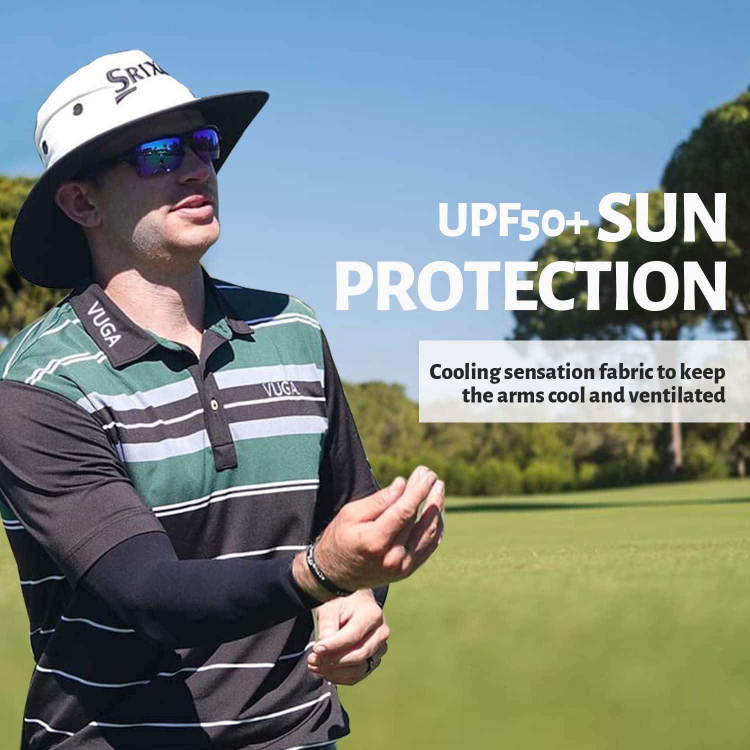Mangas de Protección Solar UV UPF 50 Unisex - 5 Pares Negros