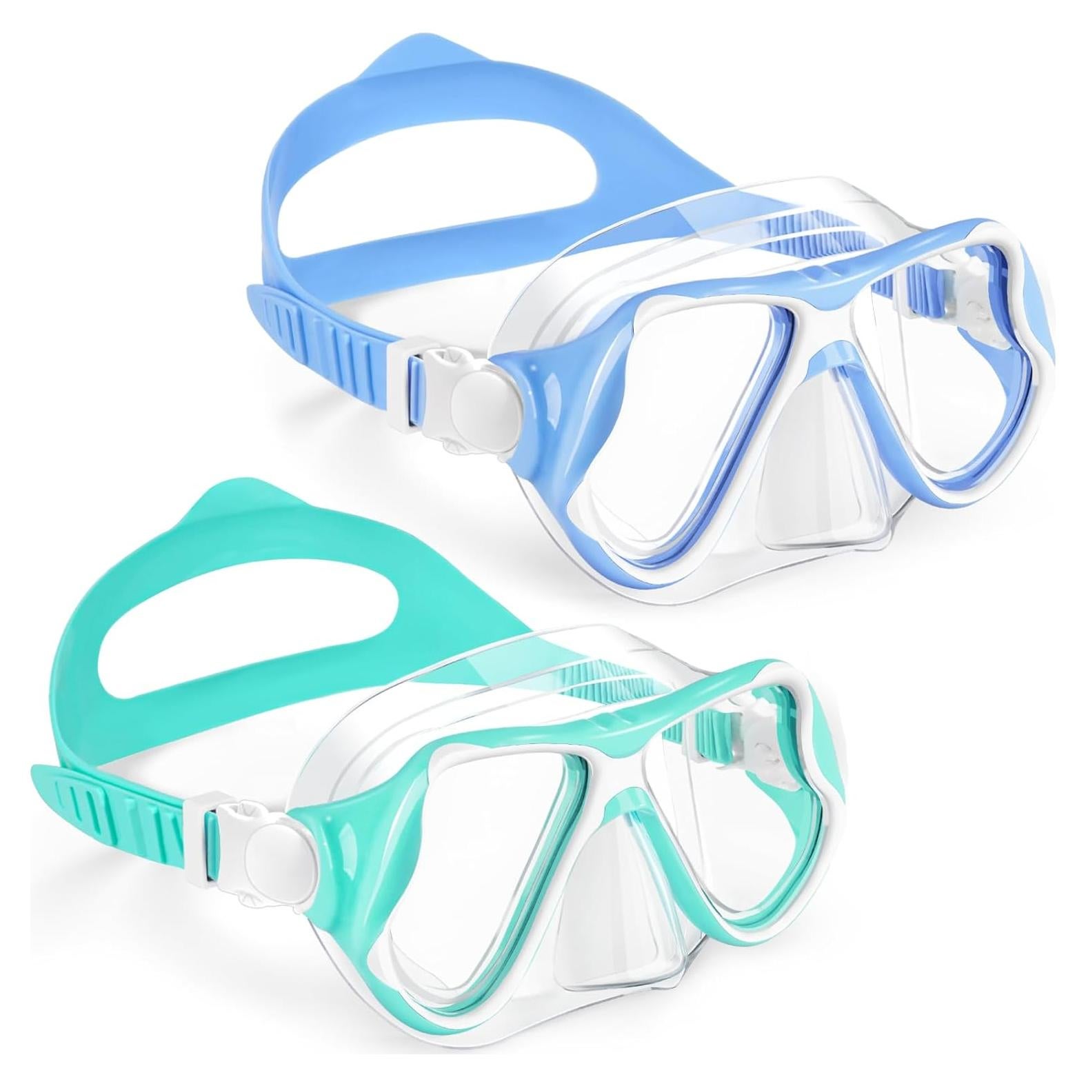 Gafas de Natación para Niños Freela 2 Pack Azul y Cian