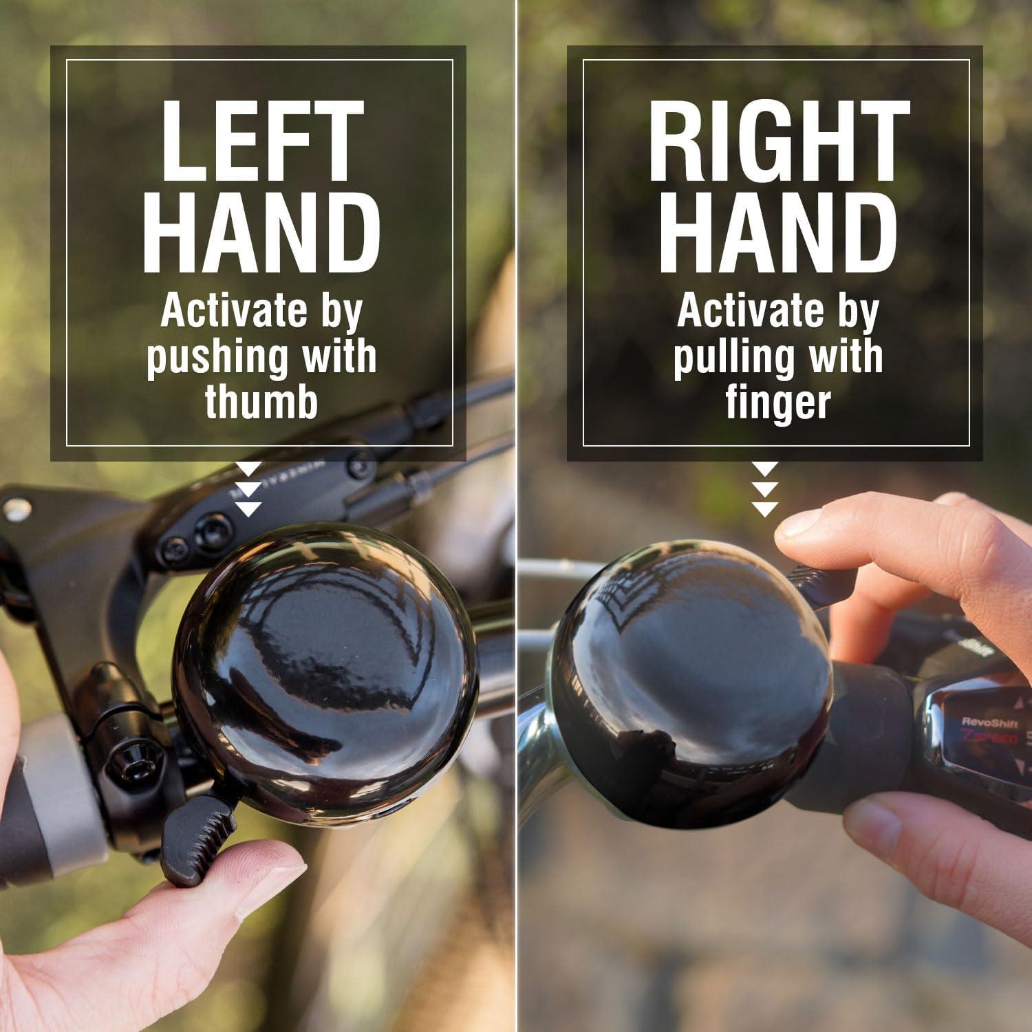 Campana de Bicicleta MARQUE Cruiser 57mm Acero Negro