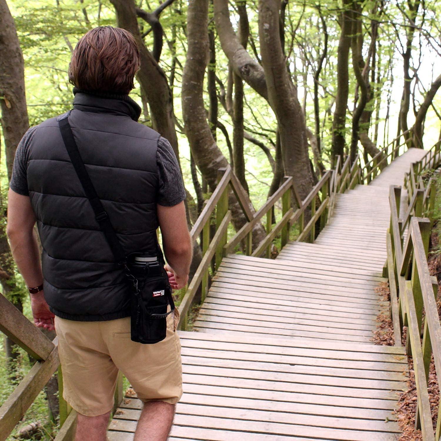 Soporte para Botellas de Agua 40 oz Wild Wolf Outfitters Negro