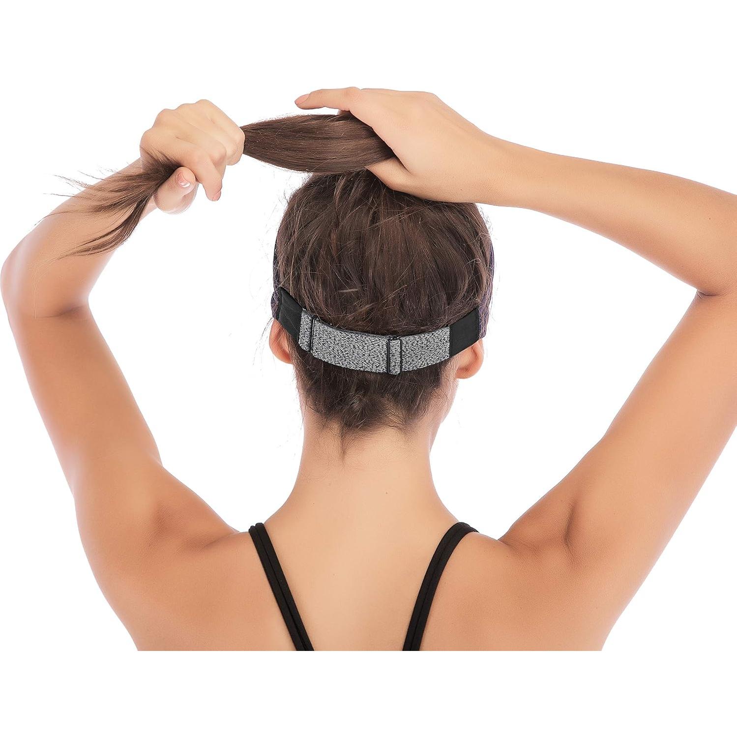 Cinta para la cabeza IUGA ajustable antideslizante unisex naranja