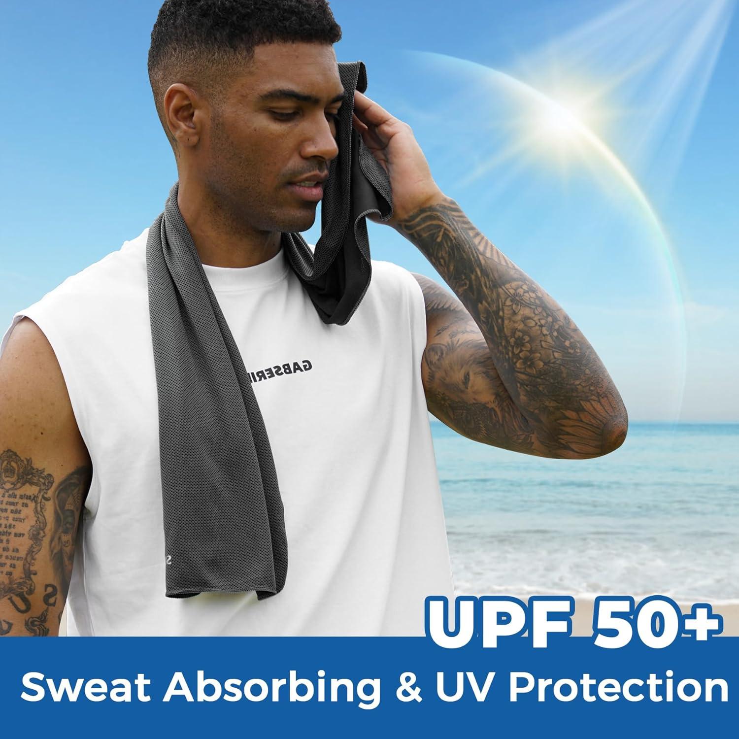 Toallas Enfriadoras Sukeen Microfibra 6 Unidades 101.6x30.5 cm