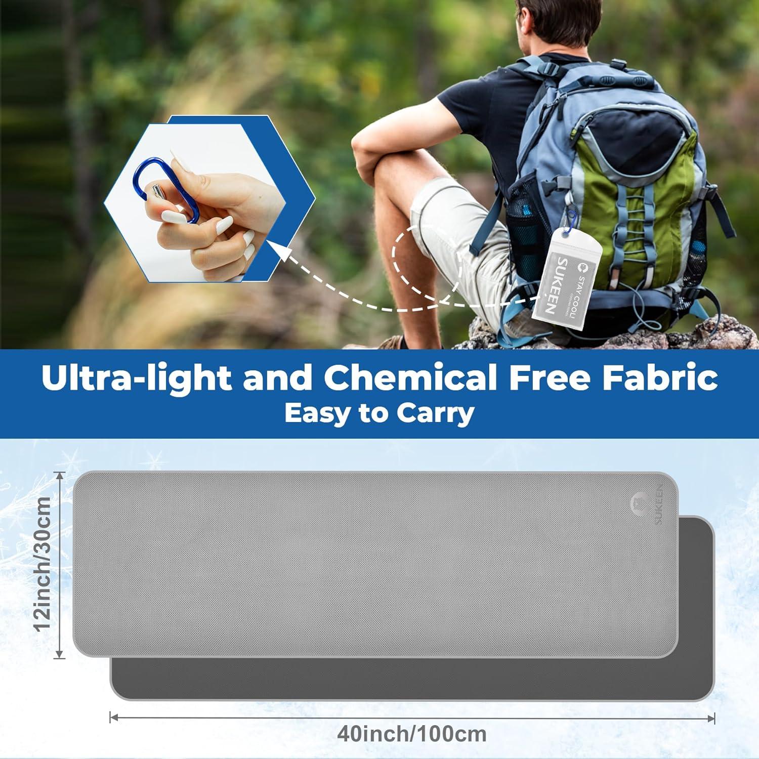 Toallas Enfriadoras Sukeen Microfibra 6 Unidades 101.6x30.5 cm