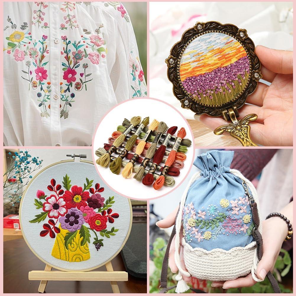 Hilo de Bordado CABODYALS 12 Madejas 105 Yardas Poliester