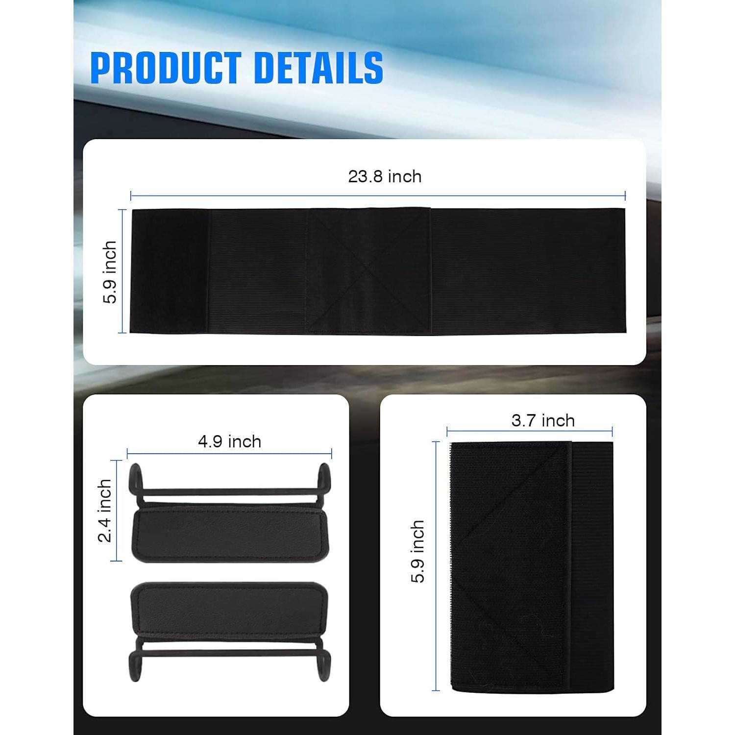 Soporte de Tableta para Coche WONNIE, 10-12.9" Negro