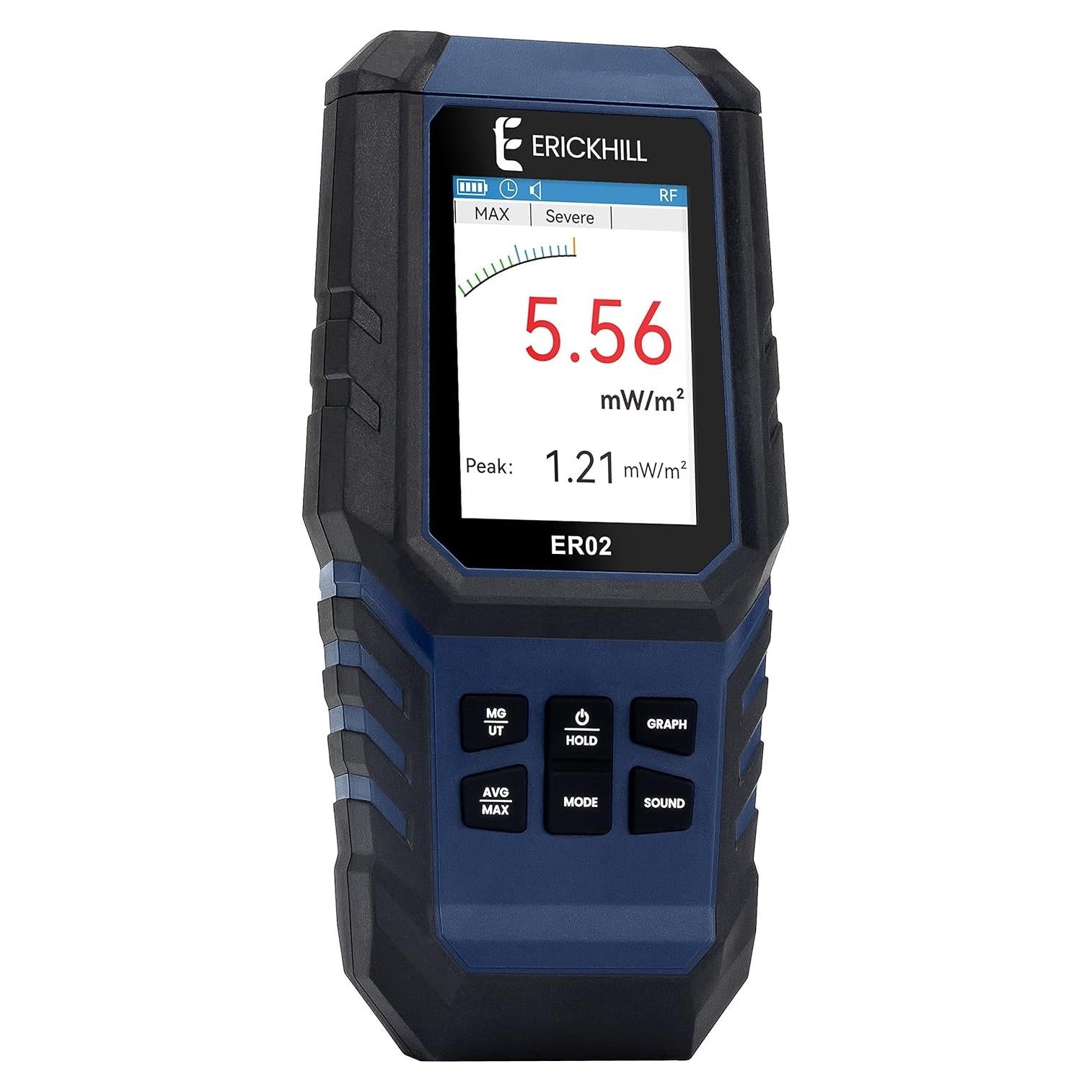 Medidor EMF ERICKHILL ER02 Digital 3-en-1 para Radiación