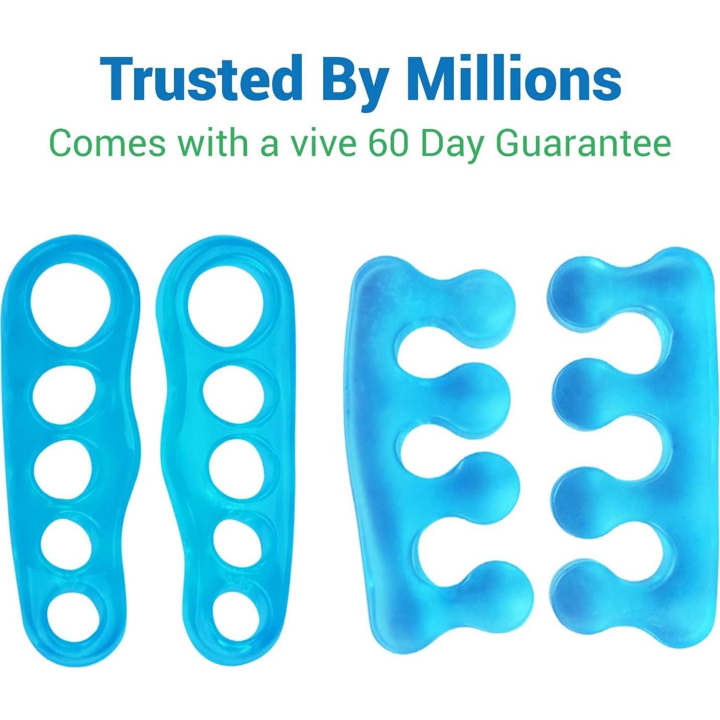 Separadores de Dedos ViveSole Pequeños (2 Pares) Gel Silicona