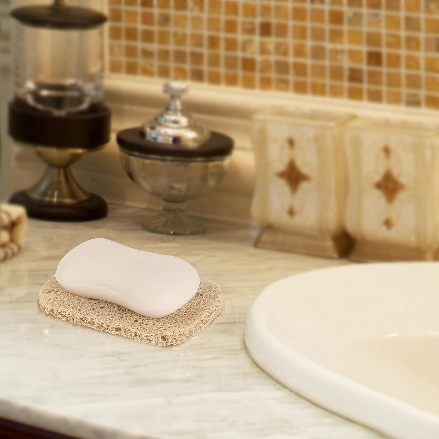 15 Almohadillas para Jabón YANZHAN Beige - Soporte Antideslizante