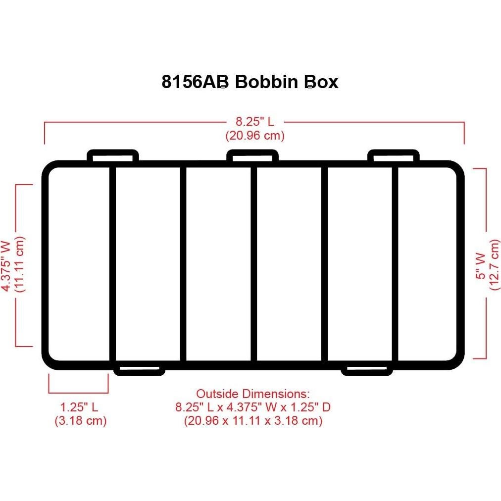Caja Grande para Bobinas ArtBin 8156AB, Almacenamiento Transparente