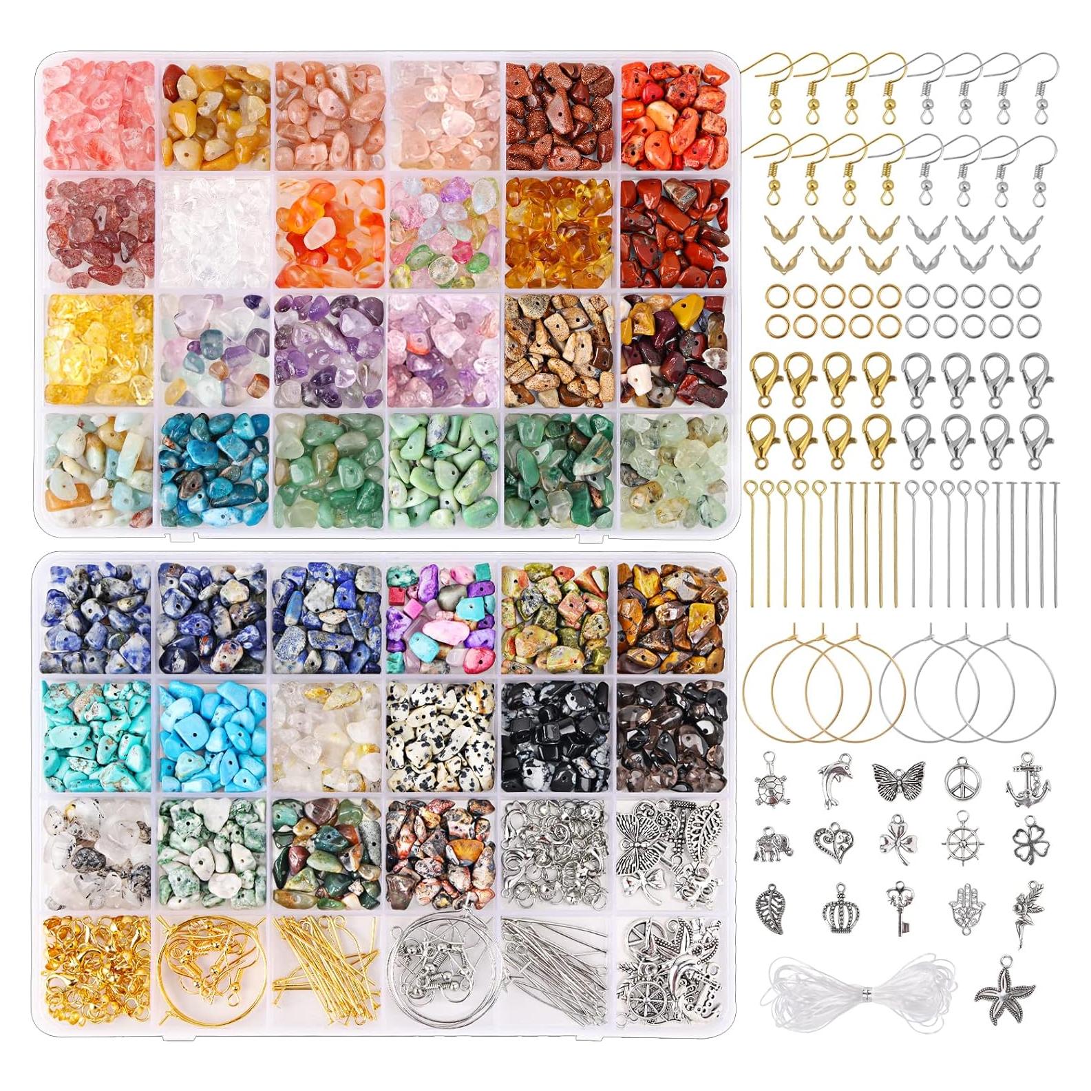 Kit de Fabricación de Anillos QUEFE con 720 Piezas de Cristal