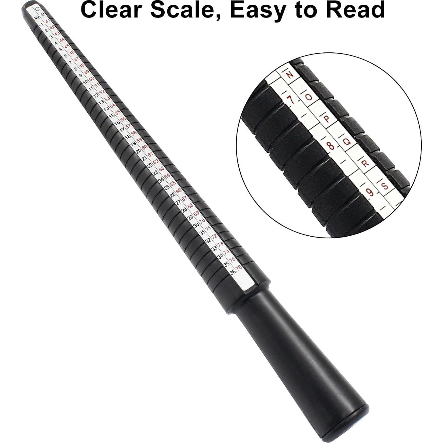 Palo de Tamaño de Anillo Murtenze US/UK - Medición Precisa