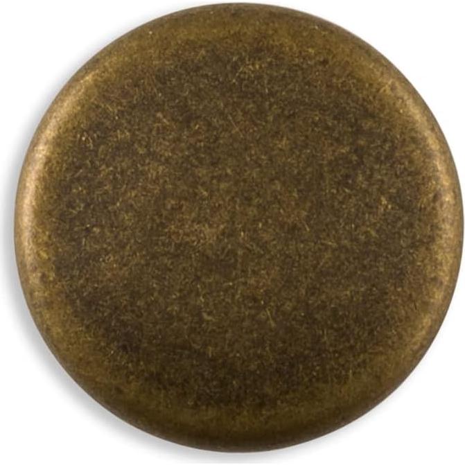 Juego de 12 Broches de Presión Latón Antiguo 24L 15mm