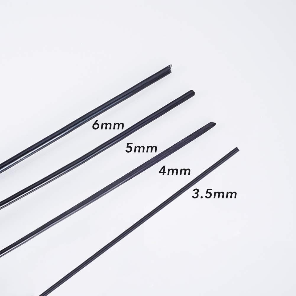 Alambre de Aluminio Flexible BENECREAT 7m 3 Gauge Negro