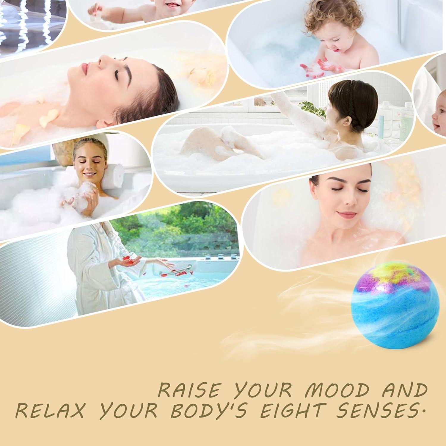 Juego de Bombas de Baño 12pcs HANLUCK Aromaterapia Relax