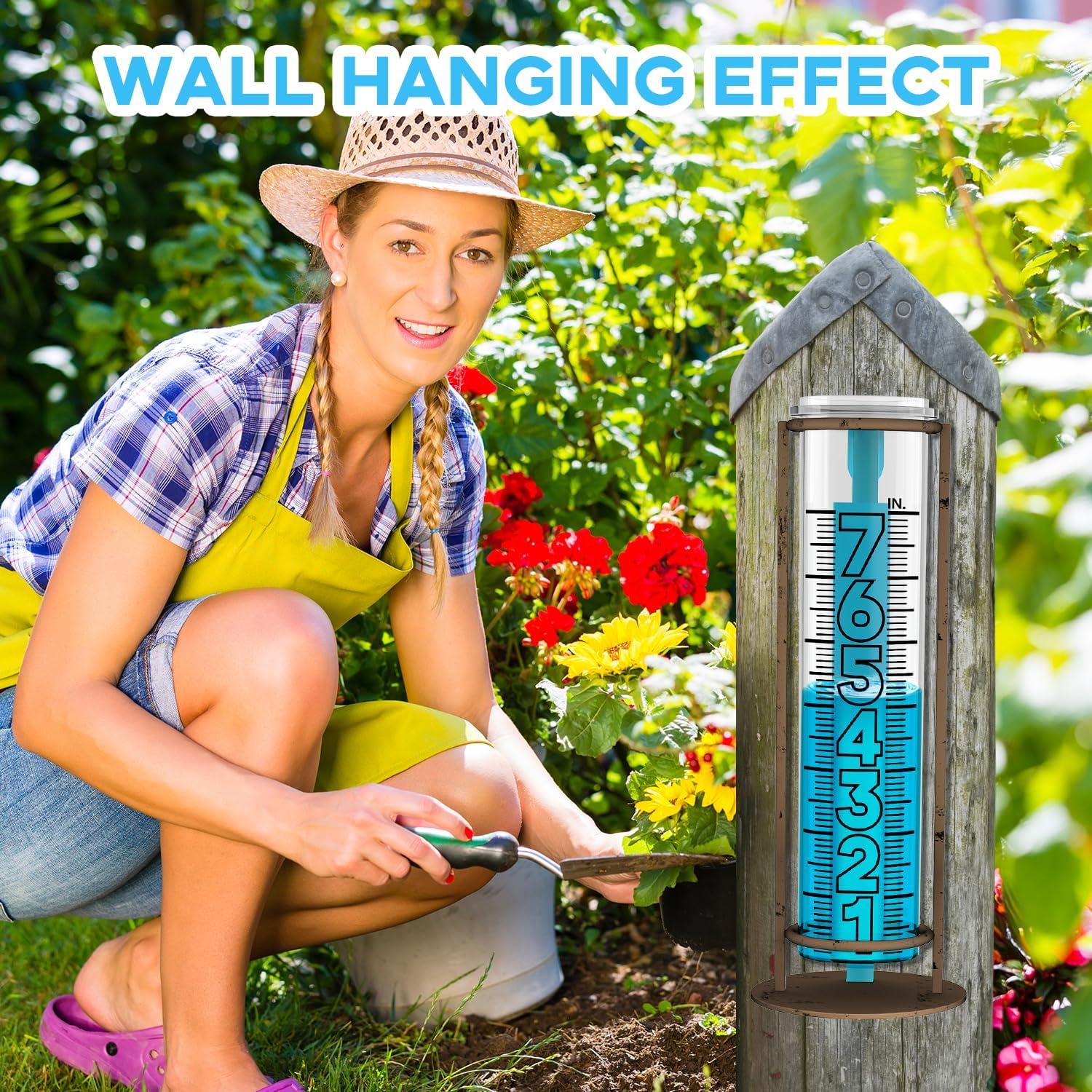 Pluviómetro Suggant Ajustable 86.36 cm con Números Grandes