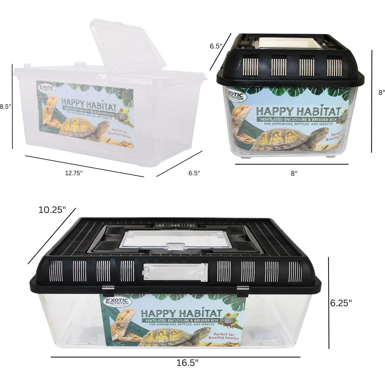 Recinto Ventilado Happy Habitat Exotic Nutrition Mediano