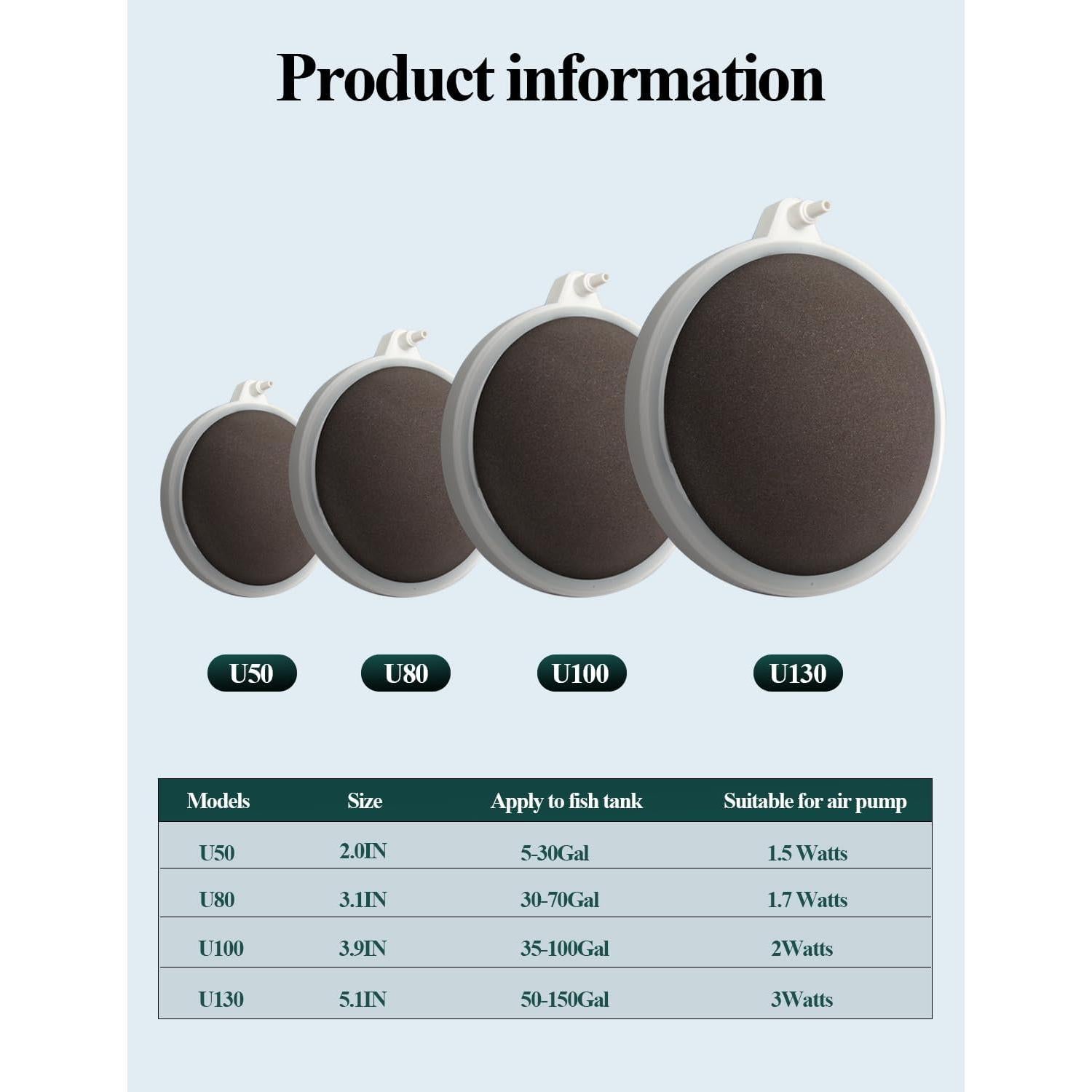 Piedra de Aire para Acuario UPETTOOLS 5 cm Difusor de Oxígeno