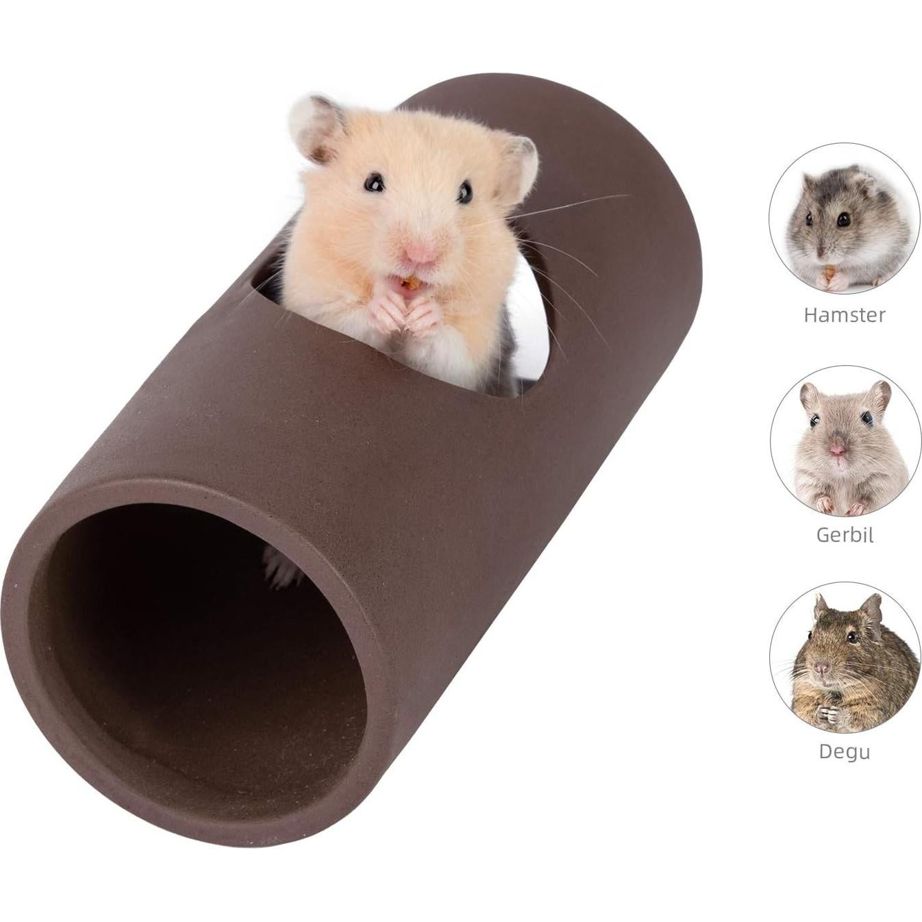 Túnel de Cerámica Niteangel para Hamsters y Roedores Pequeños