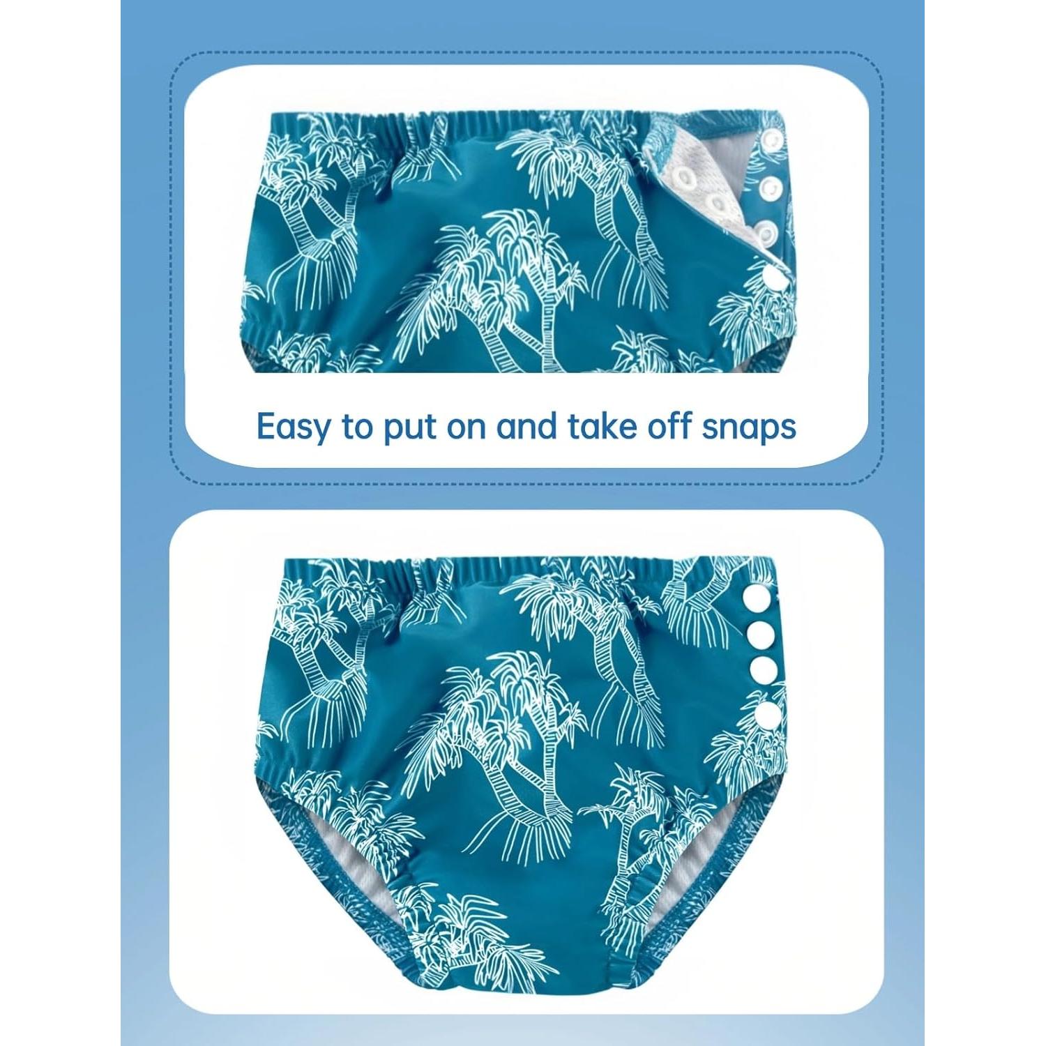 Pañal de Natación Reutilizable weVSwe 0-6 Meses UPF 50+