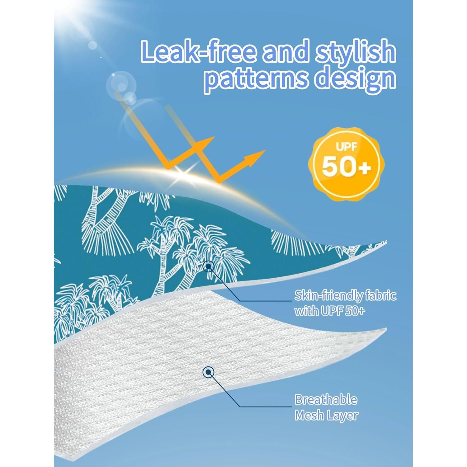 Pañal de Natación Reutilizable weVSwe 0-6 Meses UPF 50+