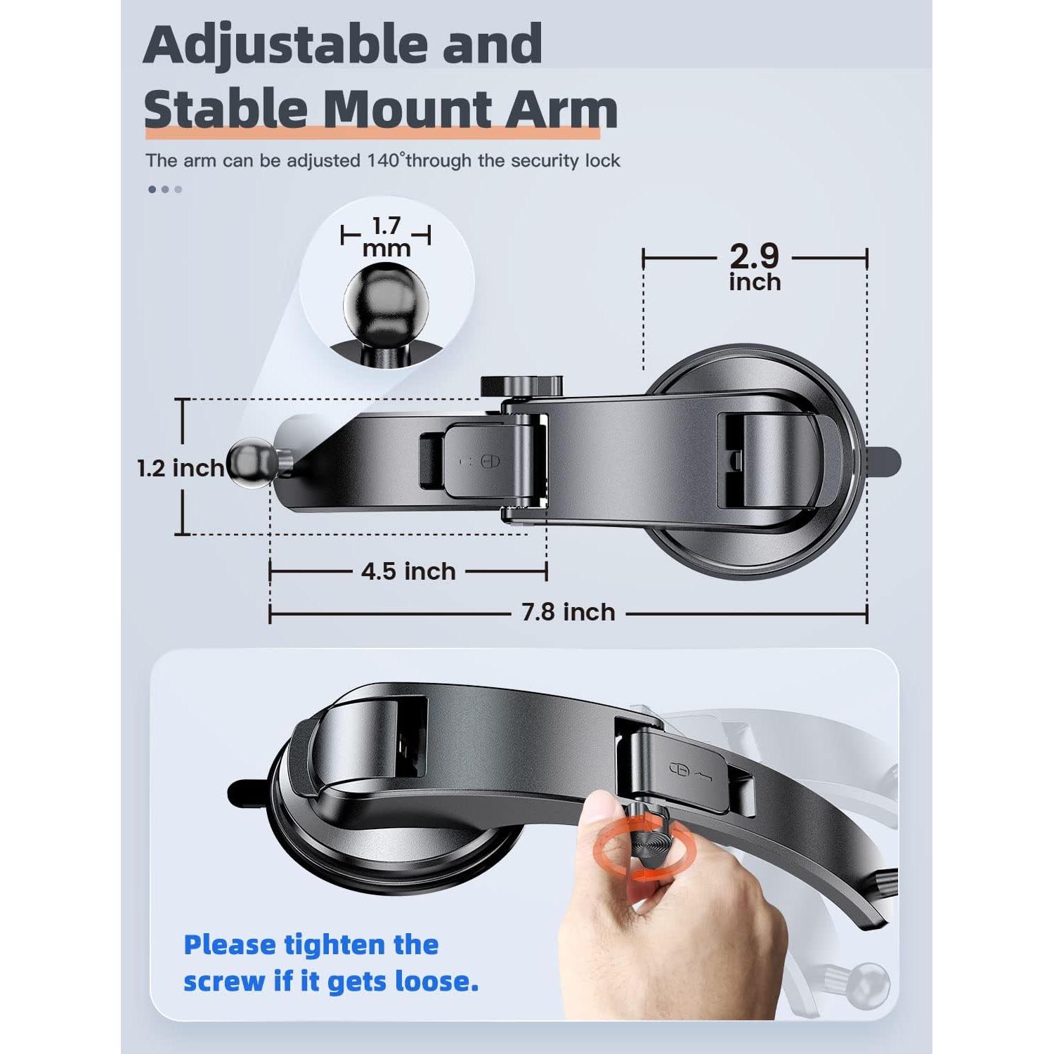 Soporte para Tablet eSamcore para Coche con Ventosa 6-11"