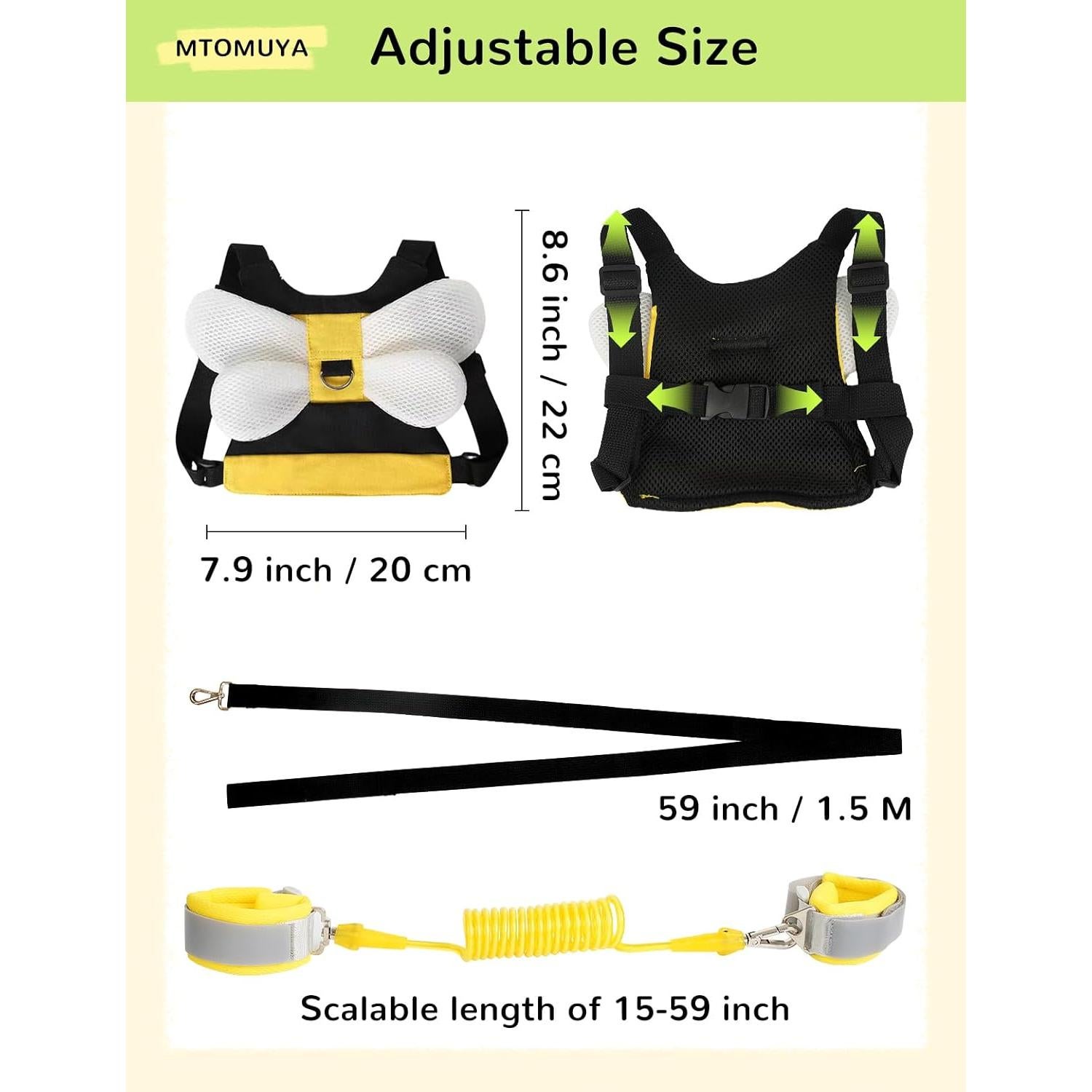 Arnés Antipérdida para Niños FDS-02 con Enlace de Muñeca