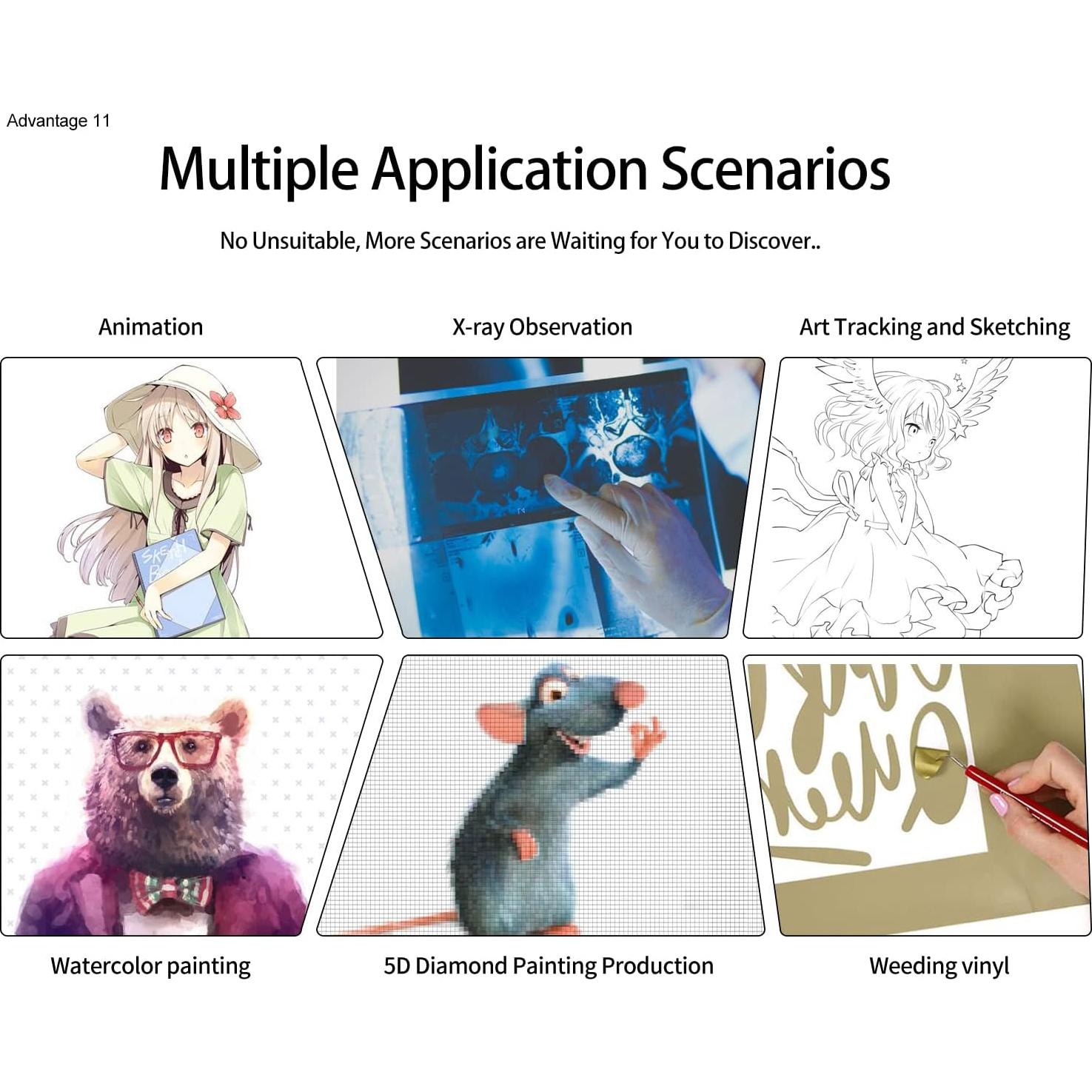 Mesa de Luz A1 WELZK 7000 Lux 3-Colores 87.6x57.9cm