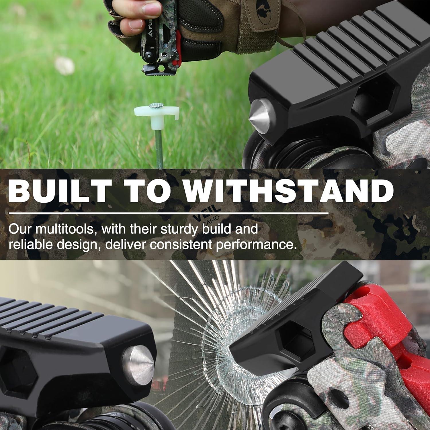 Multiherramienta FLISSA 18 en 1 Camo con Funda EDC