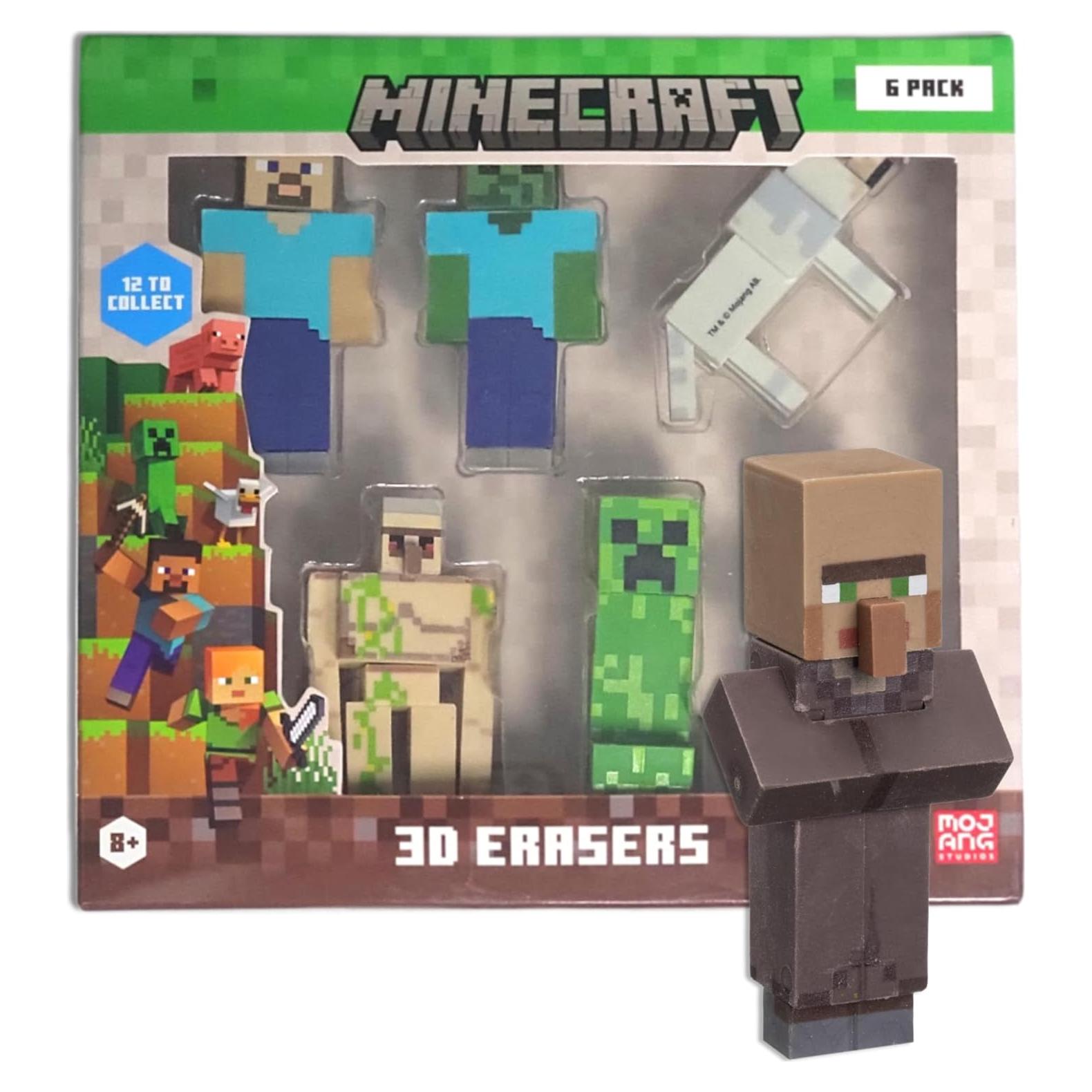 Borradores 3D Minecraft P.M.I. Set Coleccionista 6 Figuras