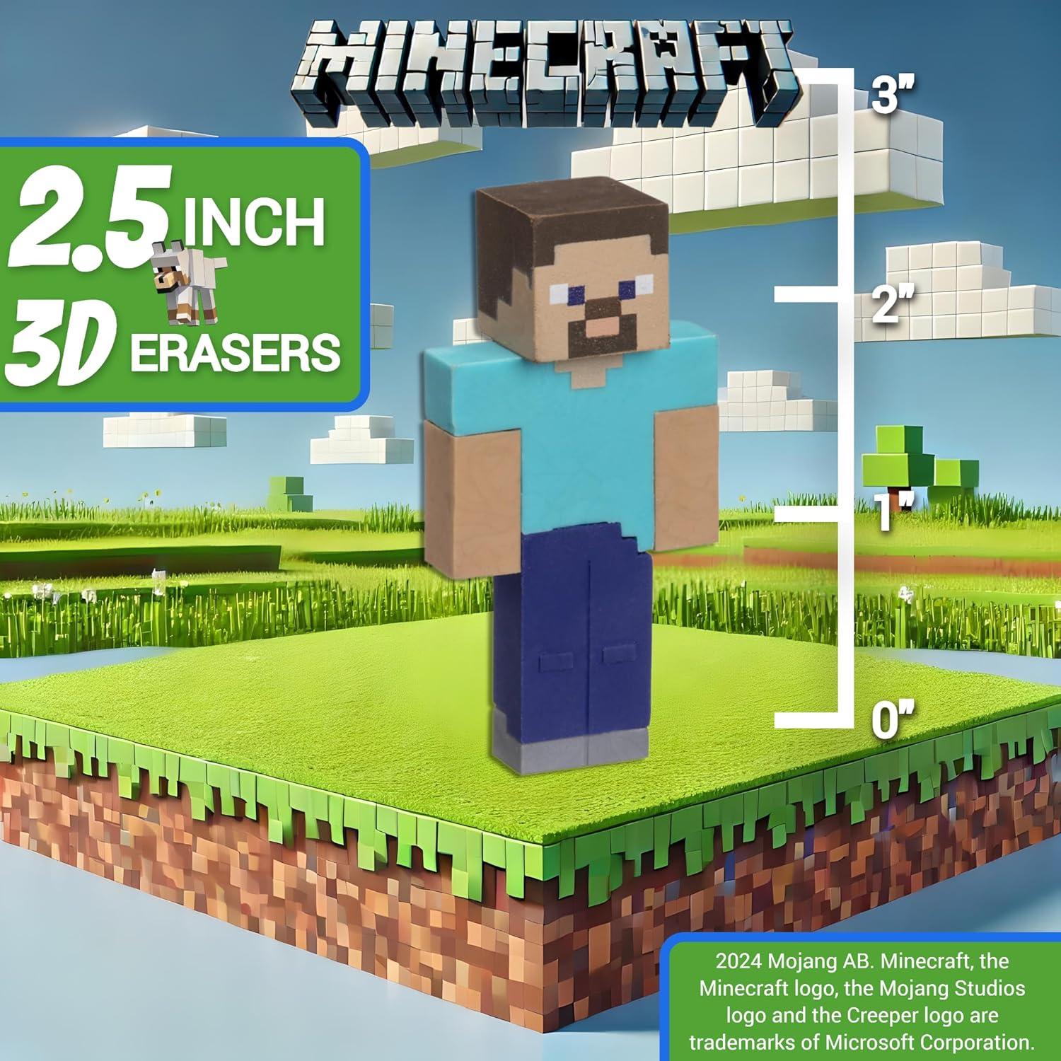 Borradores 3D Minecraft P.M.I. Set Coleccionista 6 Figuras