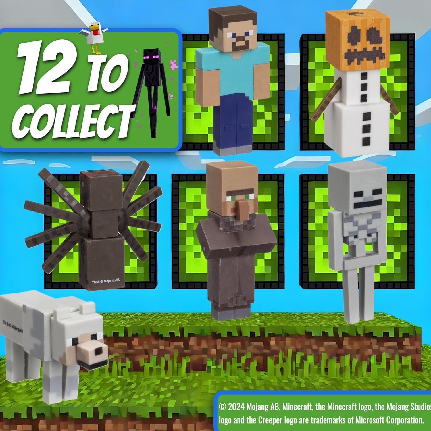 Borradores 3D Minecraft P.M.I. Set Coleccionista 6 Figuras