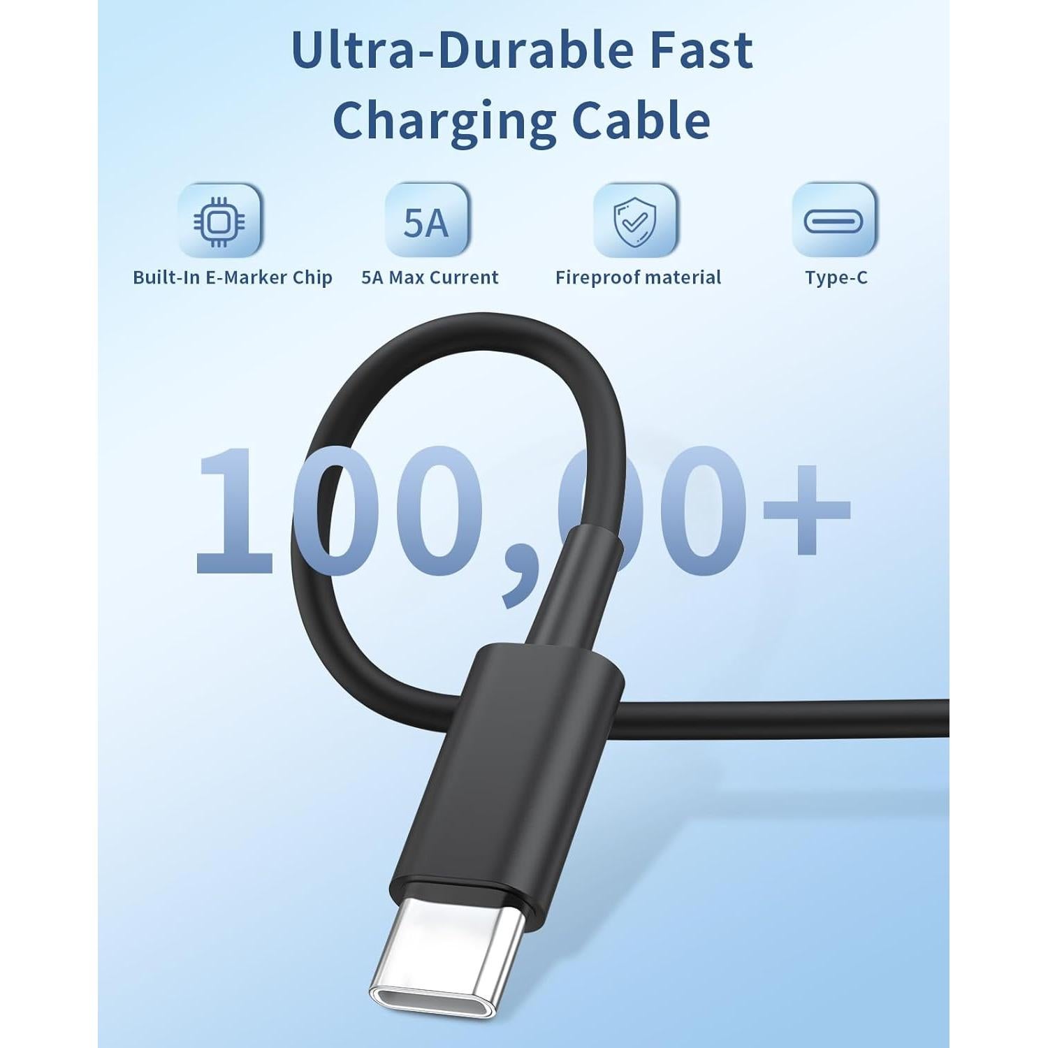 Cargador Rápido USB C Qntry 25W 2Pack con Cable 1.83m