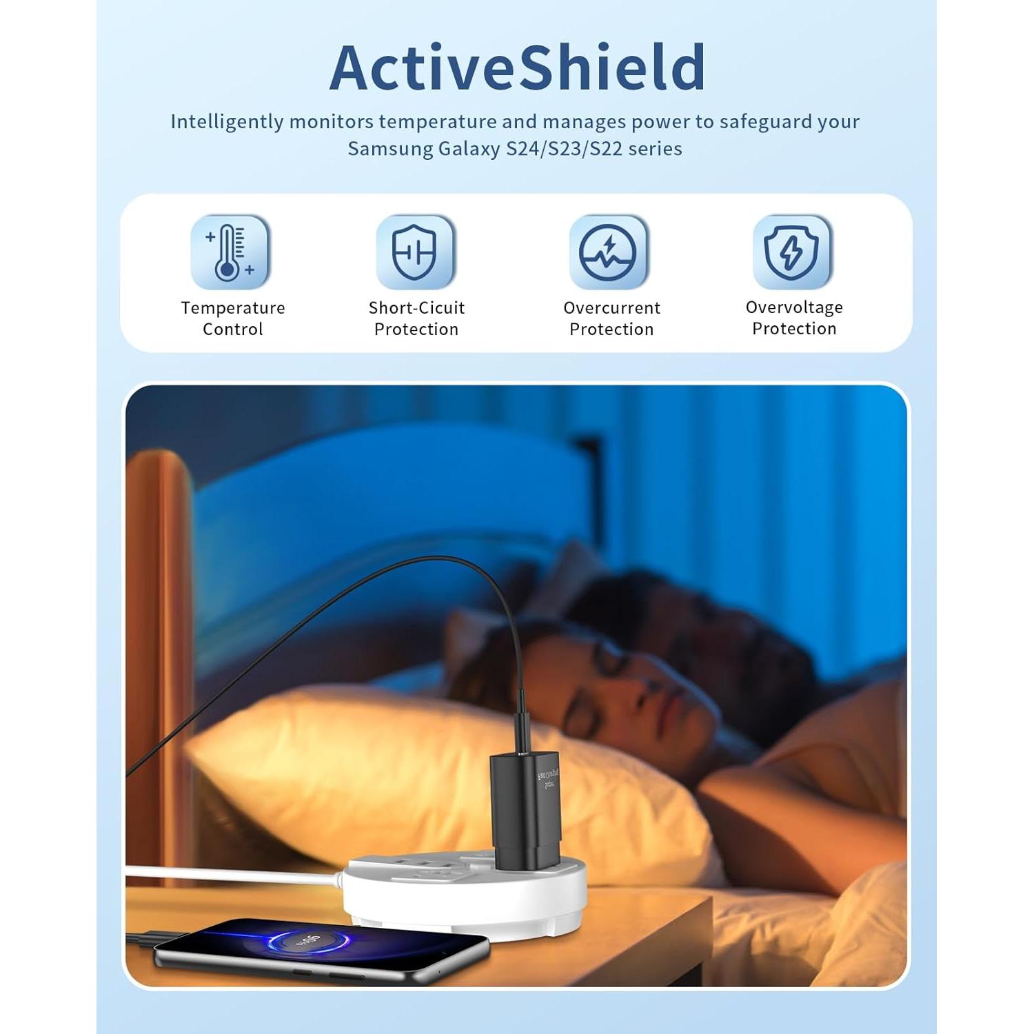 Cargador Rápido USB C Qntry 25W 2Pack con Cable 1.83m