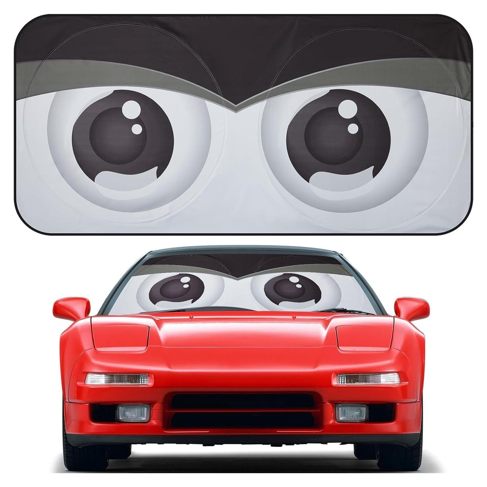 ARANA Protector Solar Parabrisas Coche Ojos Grandes 165x81cm