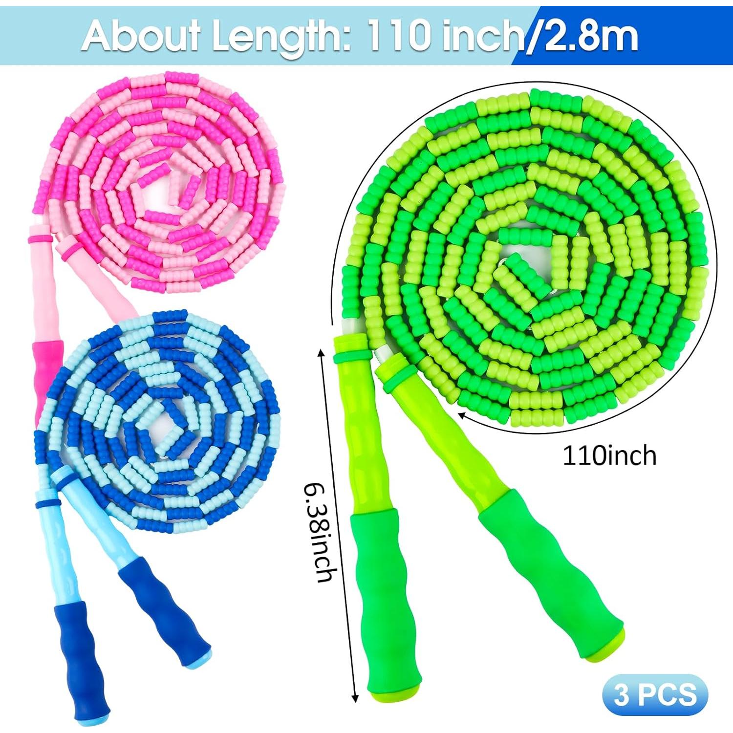 Cuerda de Salto Ajustable PEASUG 2.79 m para Niños 8-12 Años