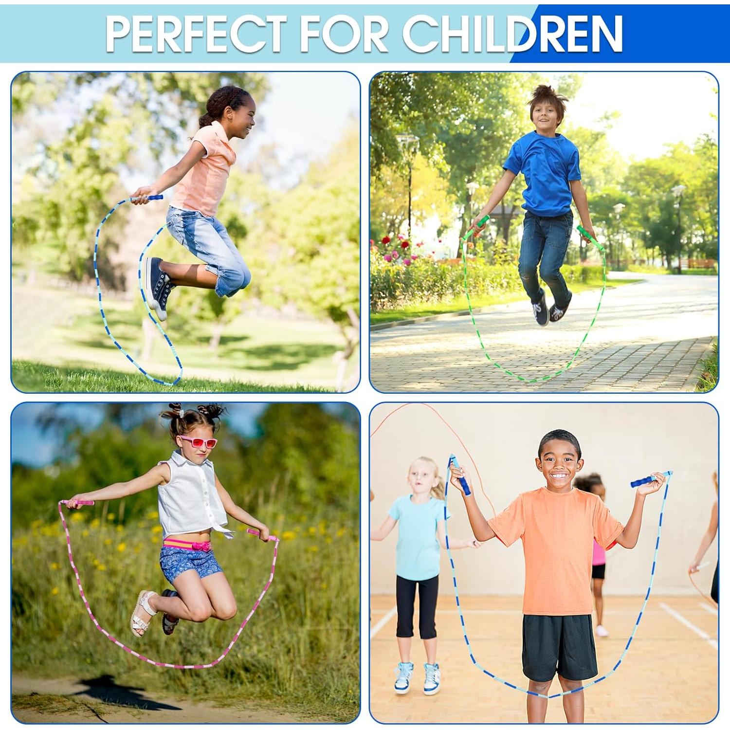 Cuerda de Salto Ajustable PEASUG 2.79 m para Niños 8-12 Años