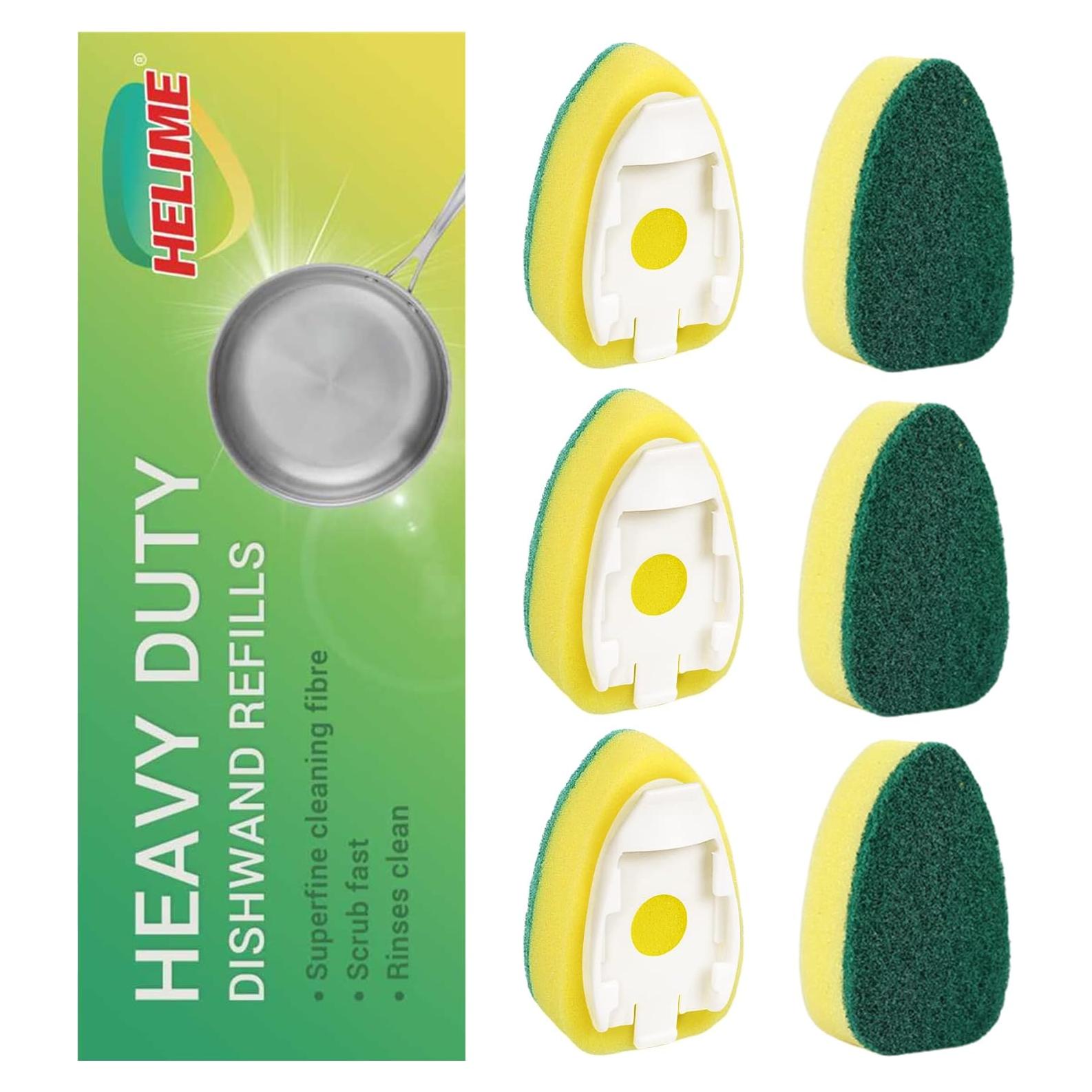 Recargas de Esponjas para Wand de Platos HELIME 12 Paquetes