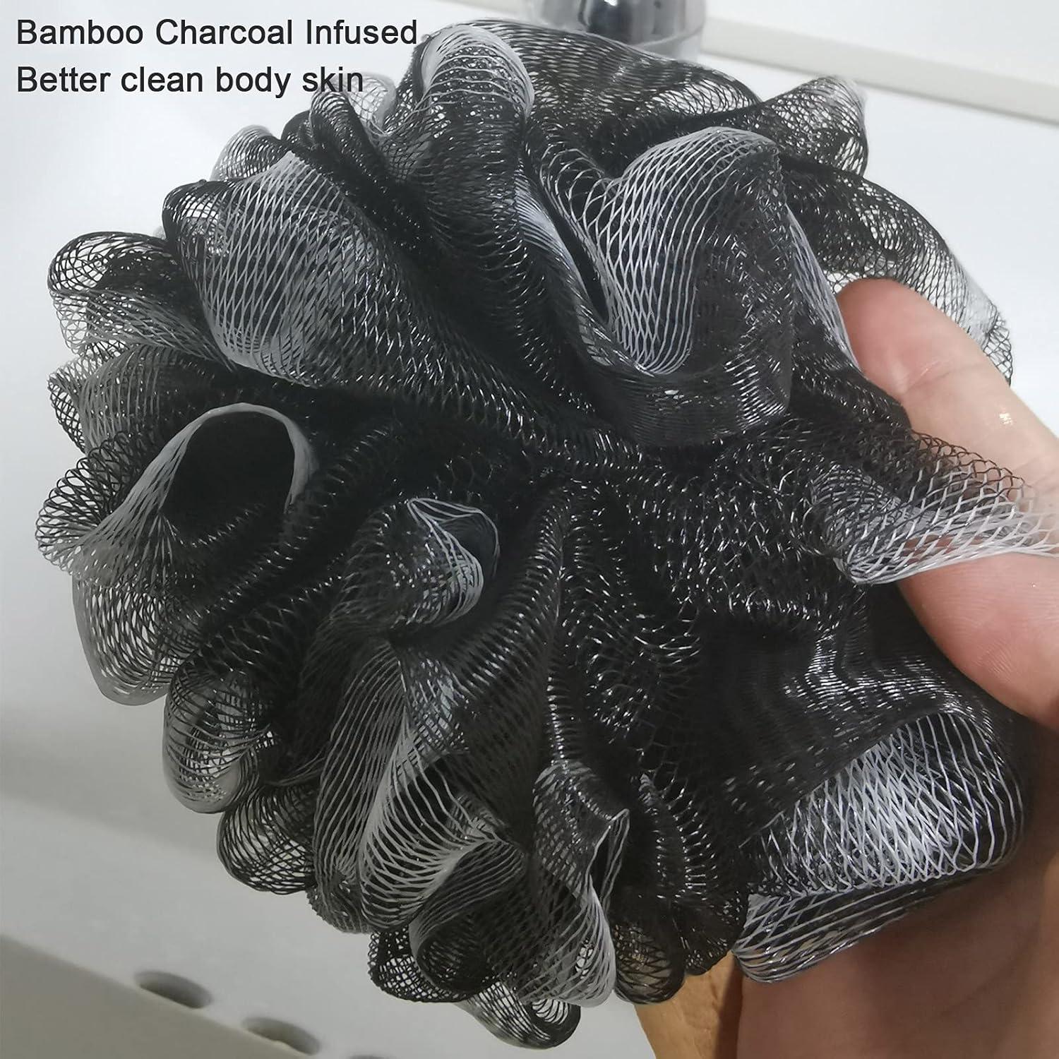 Esponja de Ducha Loofah Arswin con Mango de Madera 38 cm