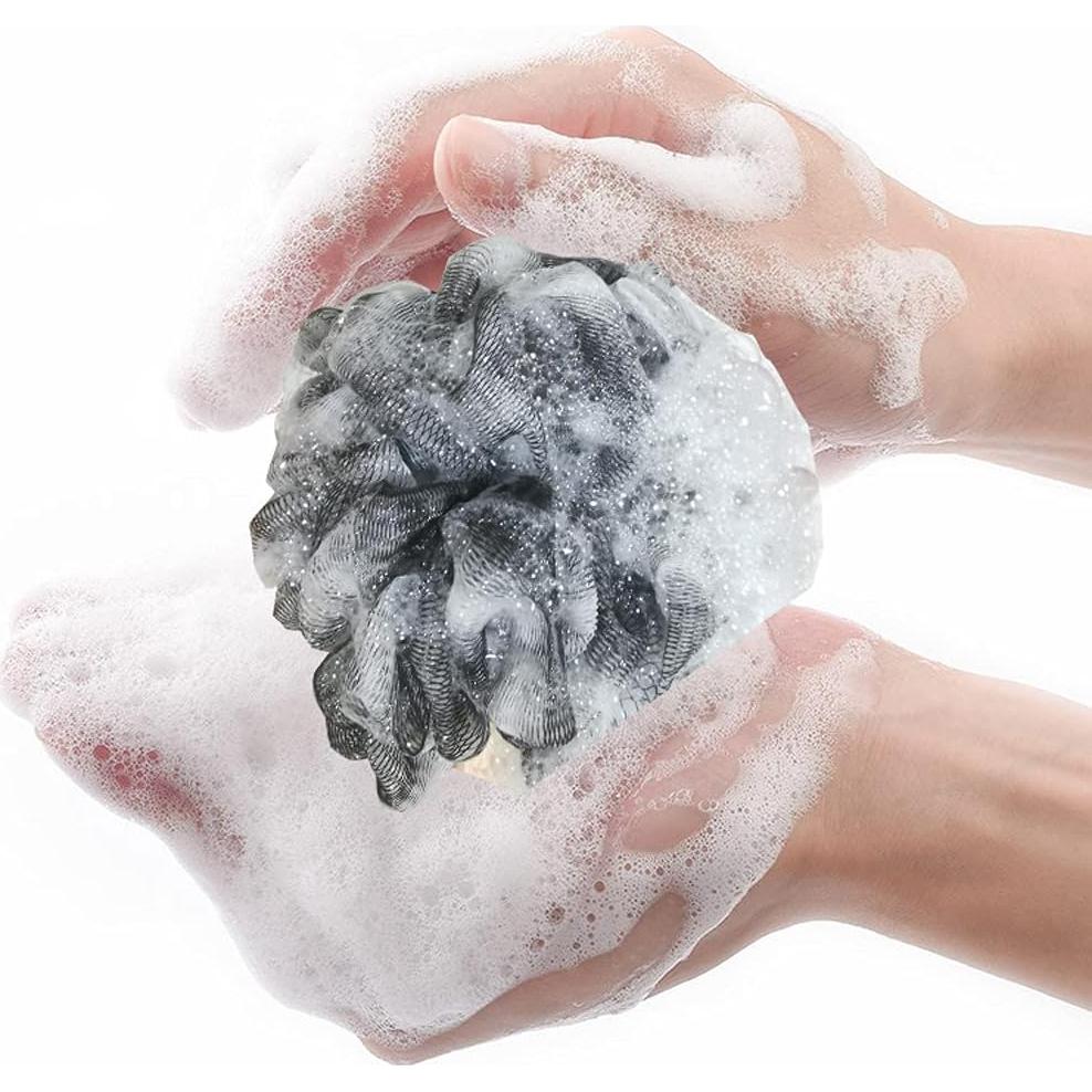 Esponja de Ducha Loofah Arswin con Mango de Madera 38 cm